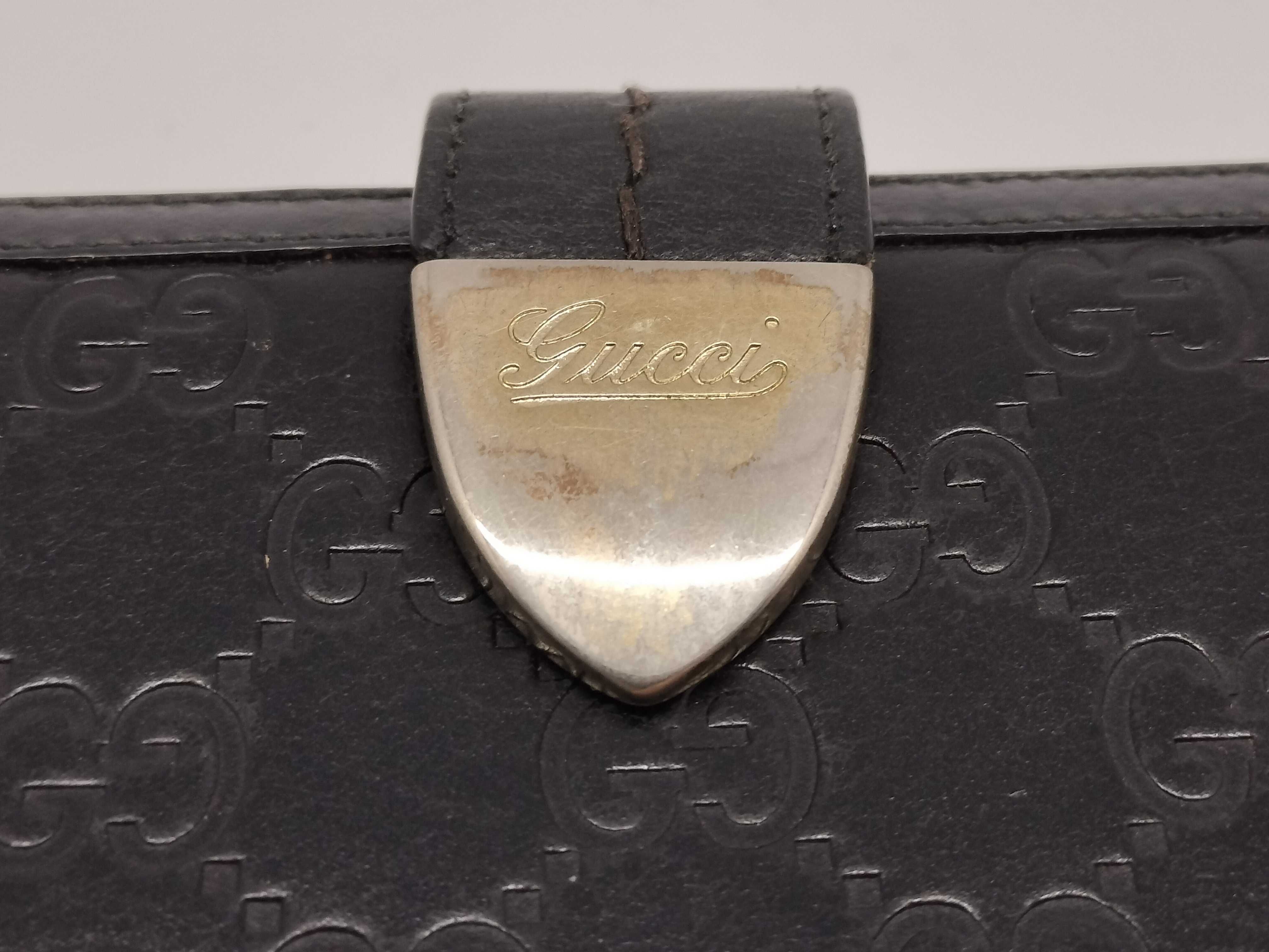 Guccissima Leather Double Snap Long Wallet — view 11