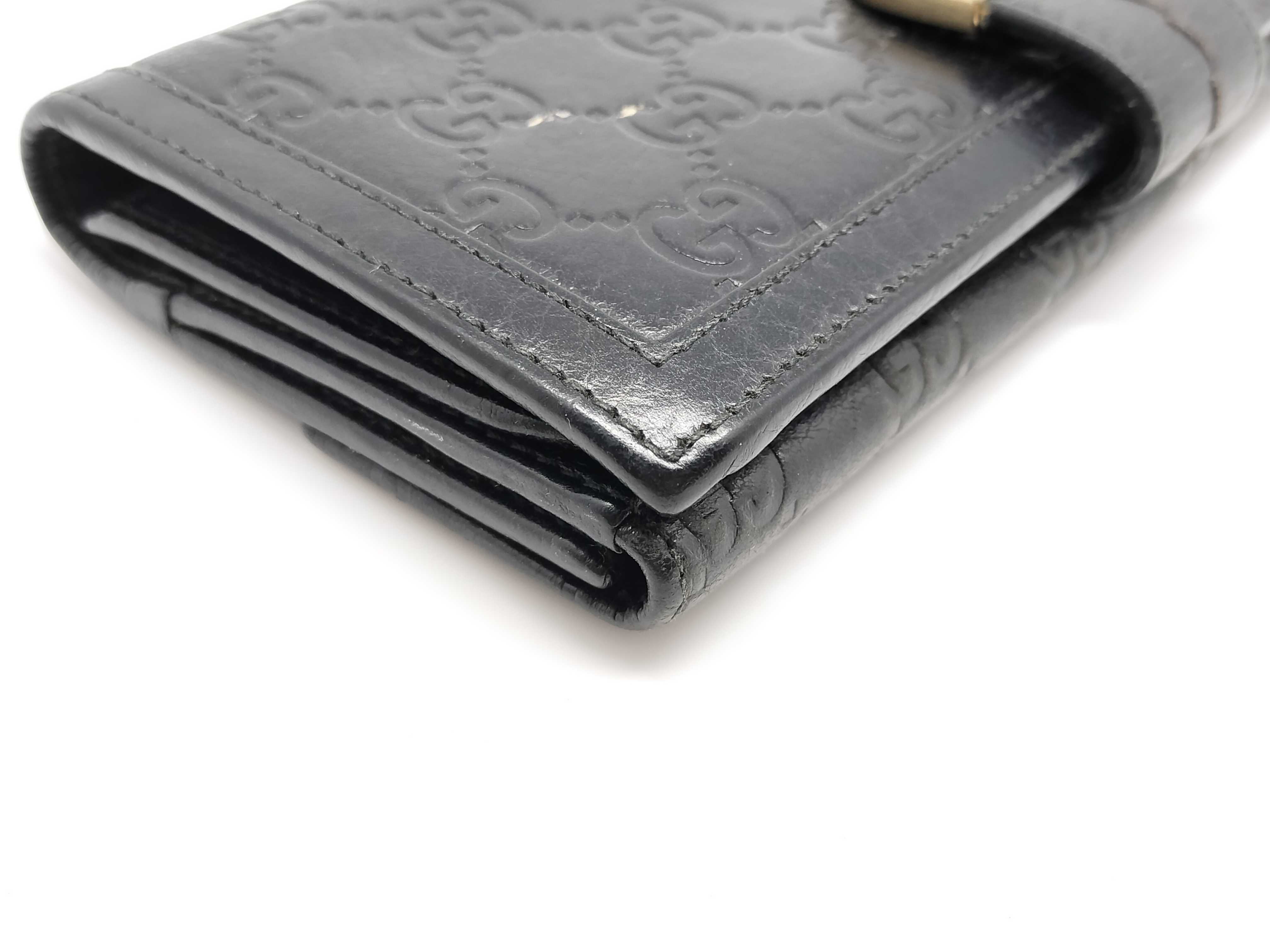Guccissima Leather Double Snap Long Wallet — view 13
