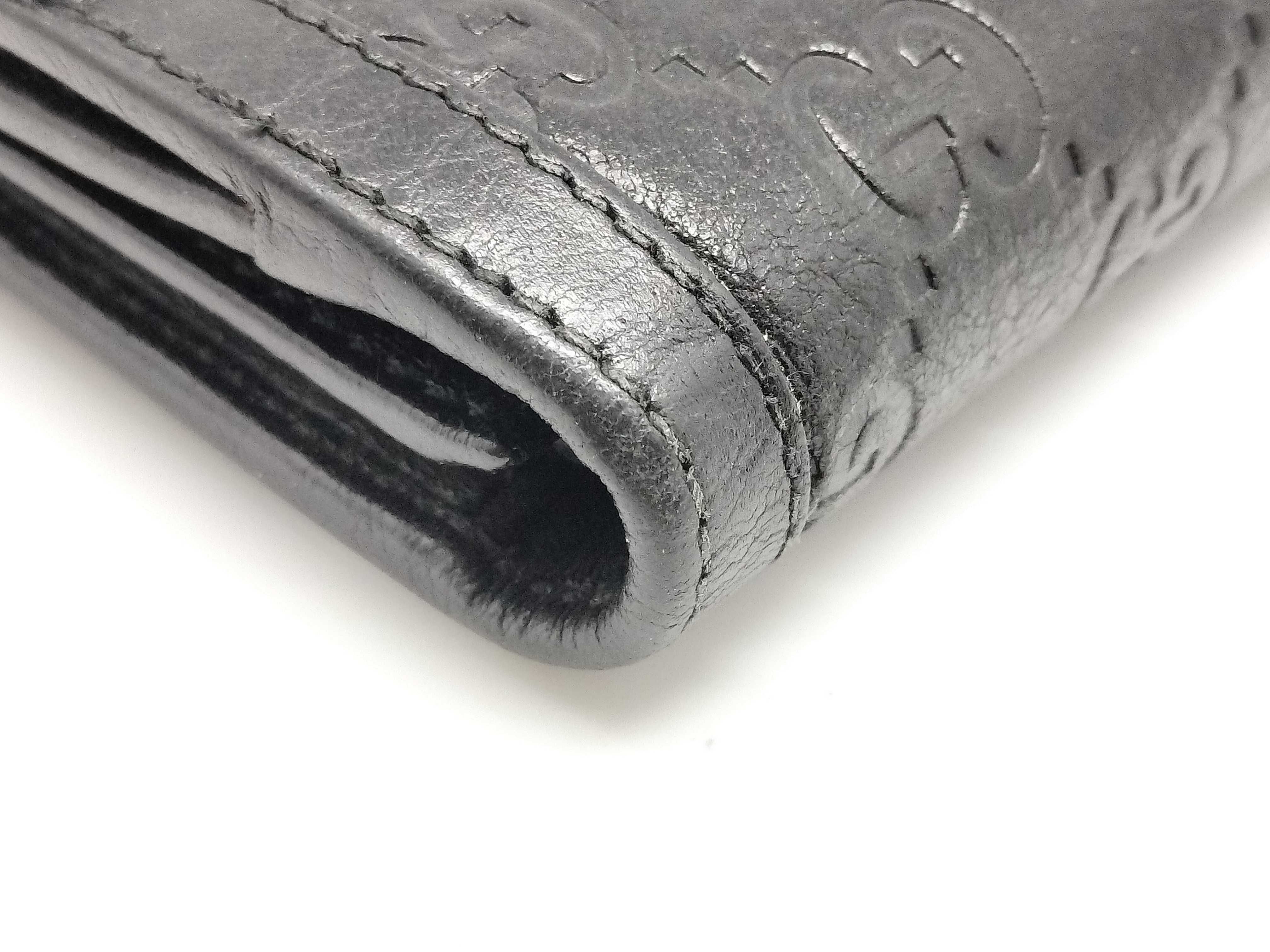 Guccissima Leather Double Snap Long Wallet — view 3