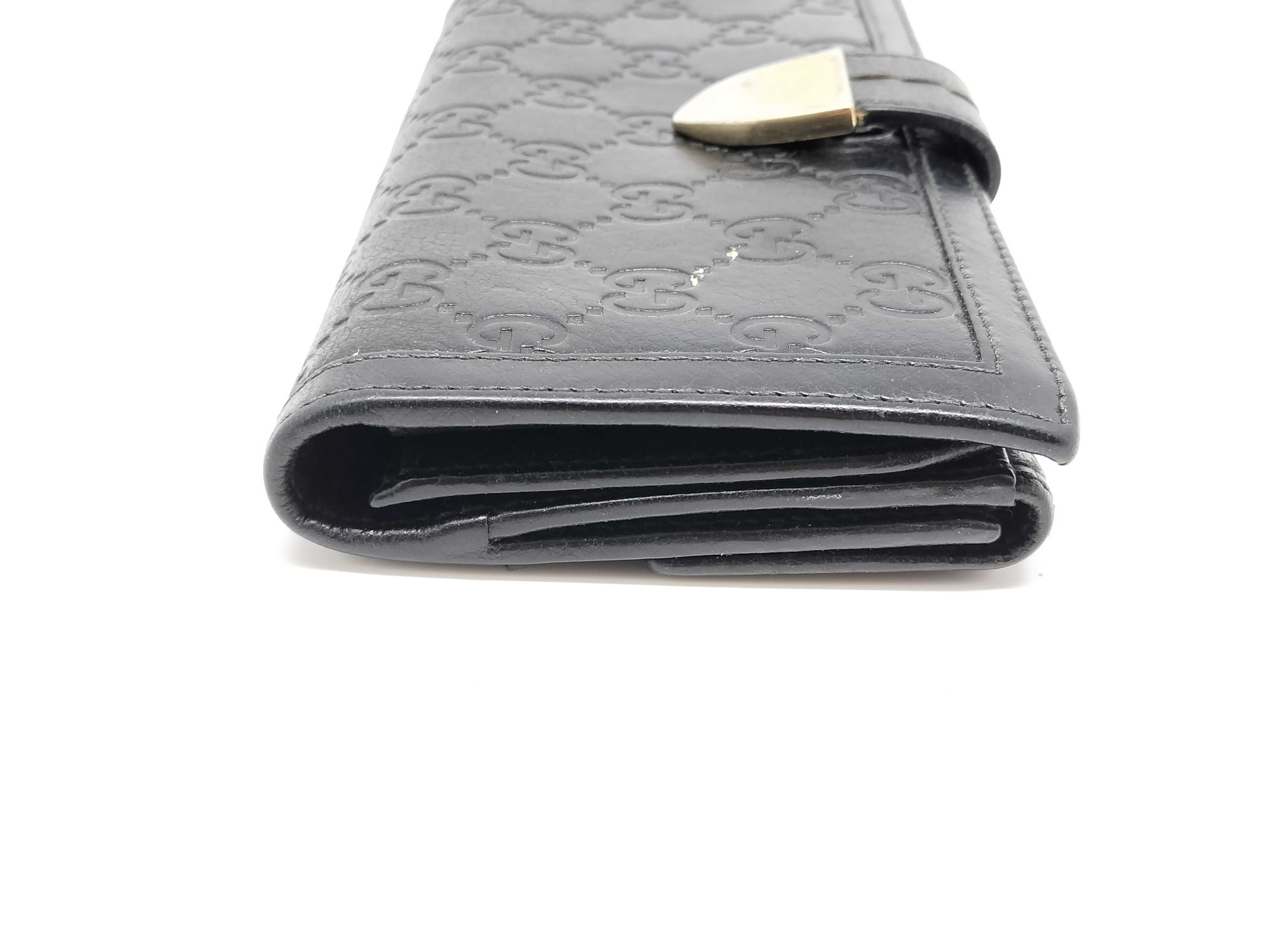 Guccissima Leather Double Snap Long Wallet — view 5