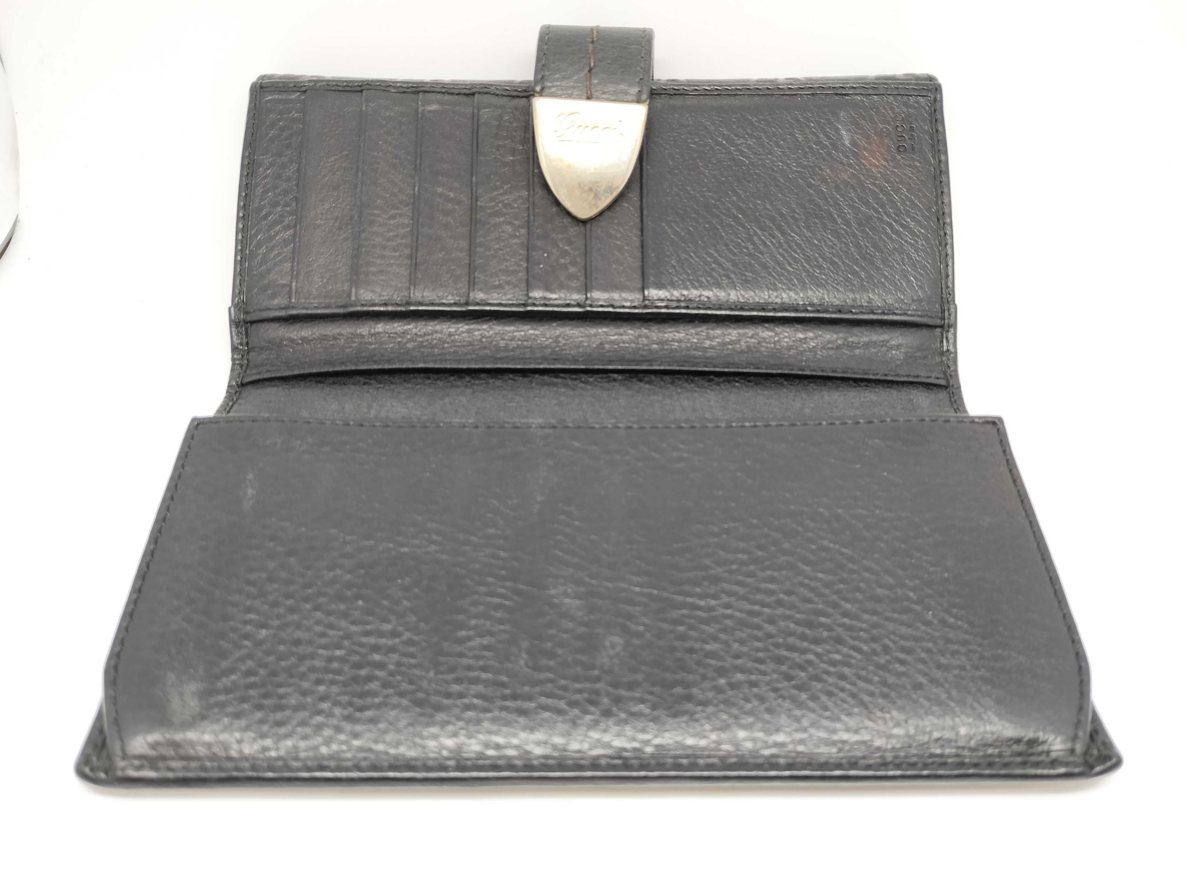Guccissima Leather Double Snap Long Wallet — view 7
