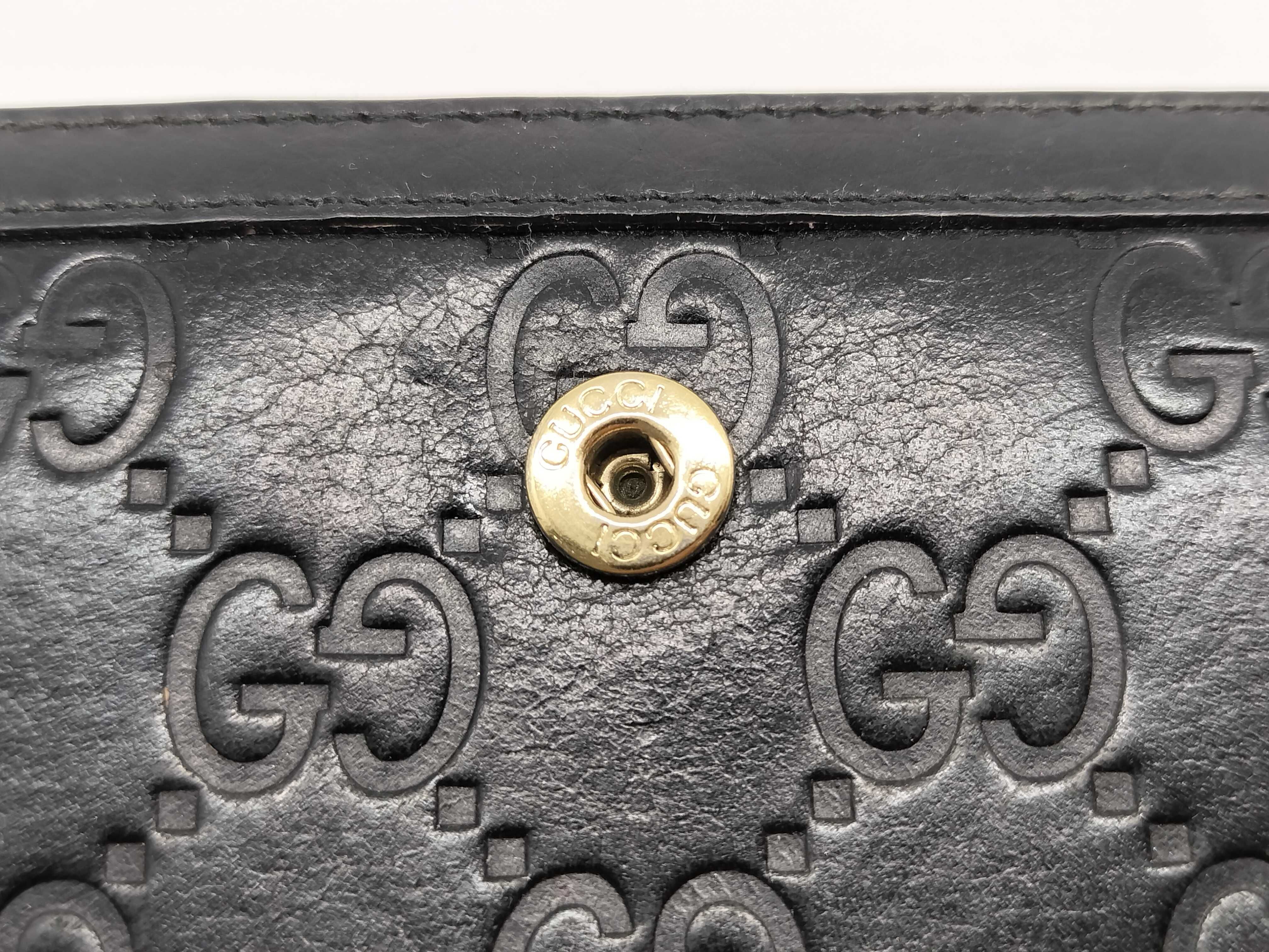 Guccissima Leather Double Snap Long Wallet — view 10