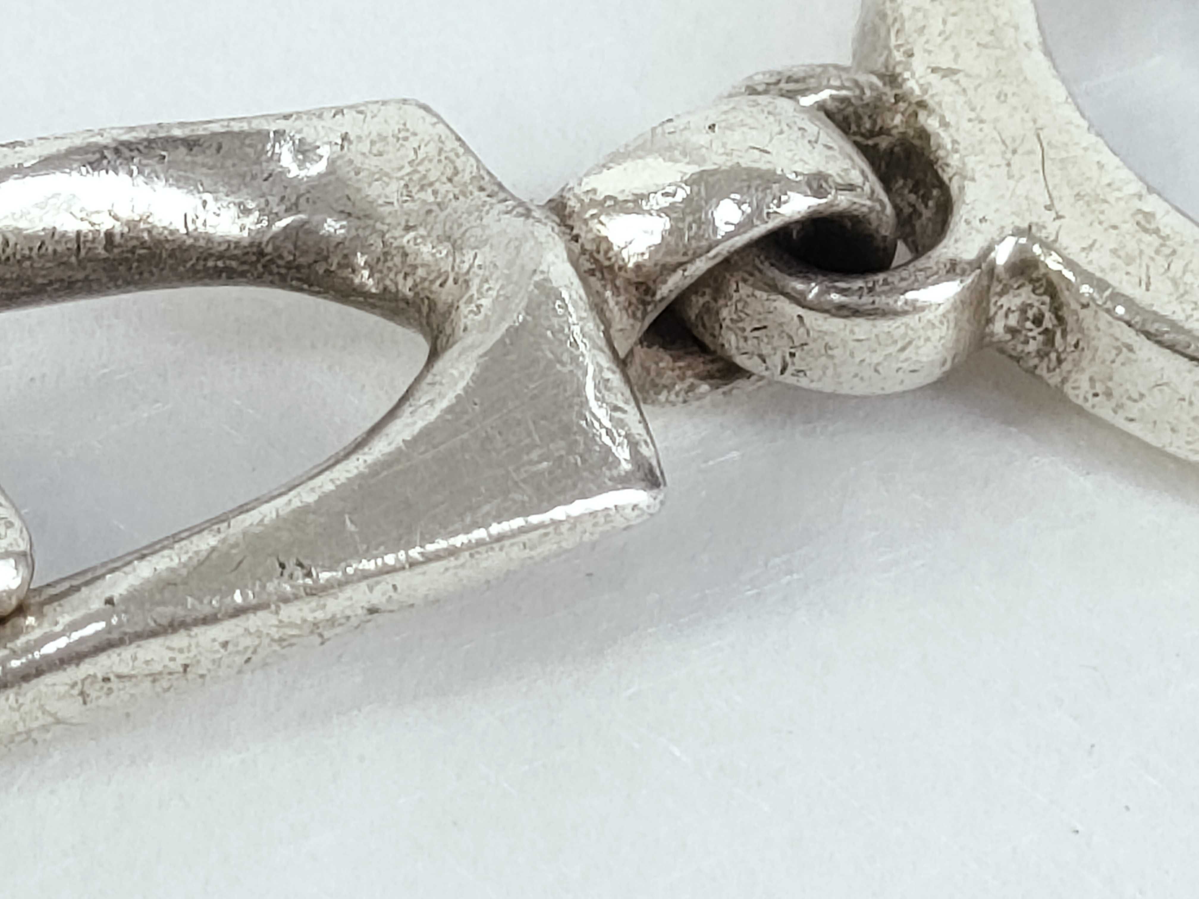 accessories, Gucci Figaro chain bracelet, vintage sterling silver 924 bracelet/bangle. — view 8