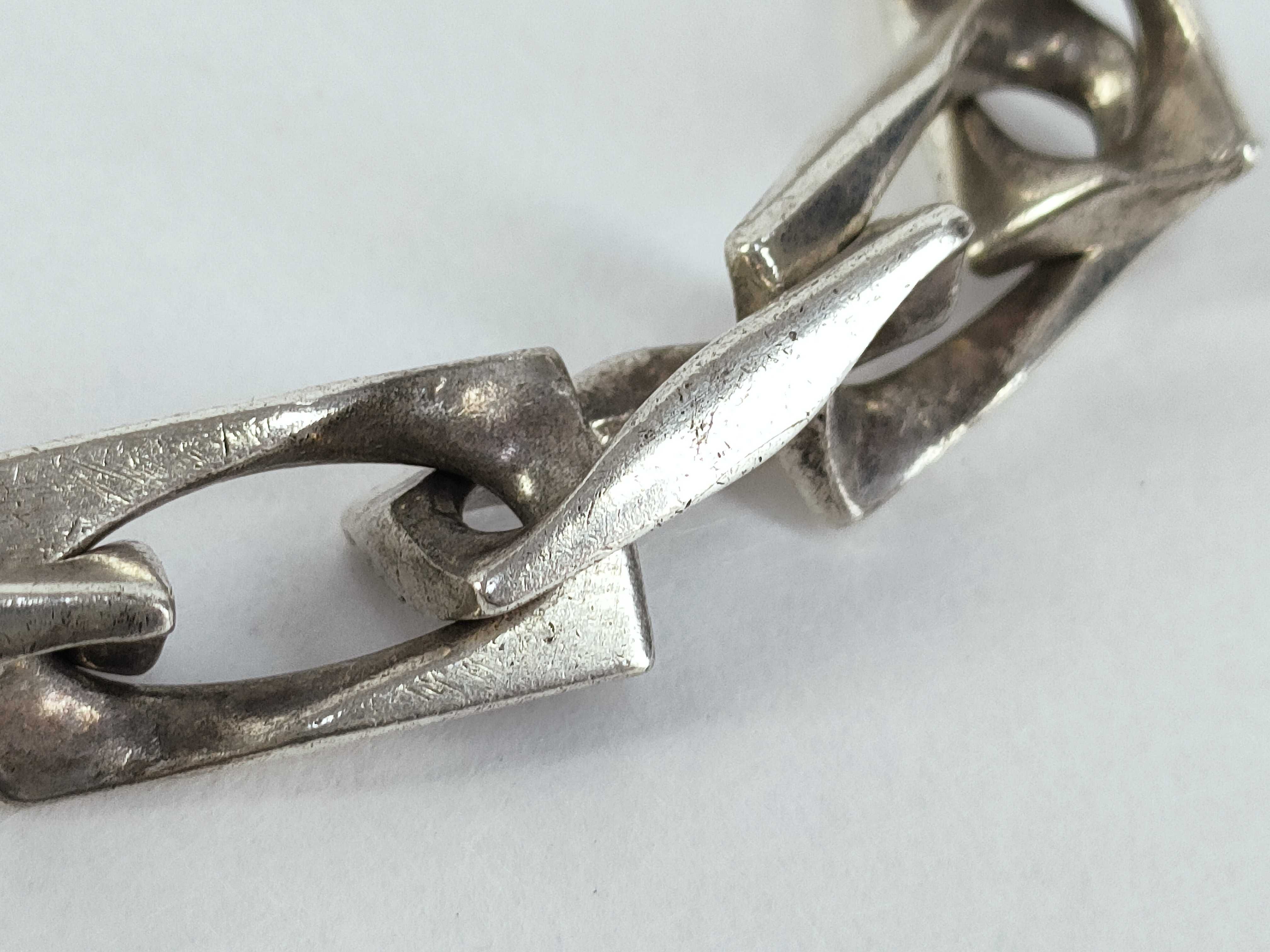 accessories, Gucci Figaro chain bracelet, vintage sterling silver 924 bracelet/bangle. — view 9