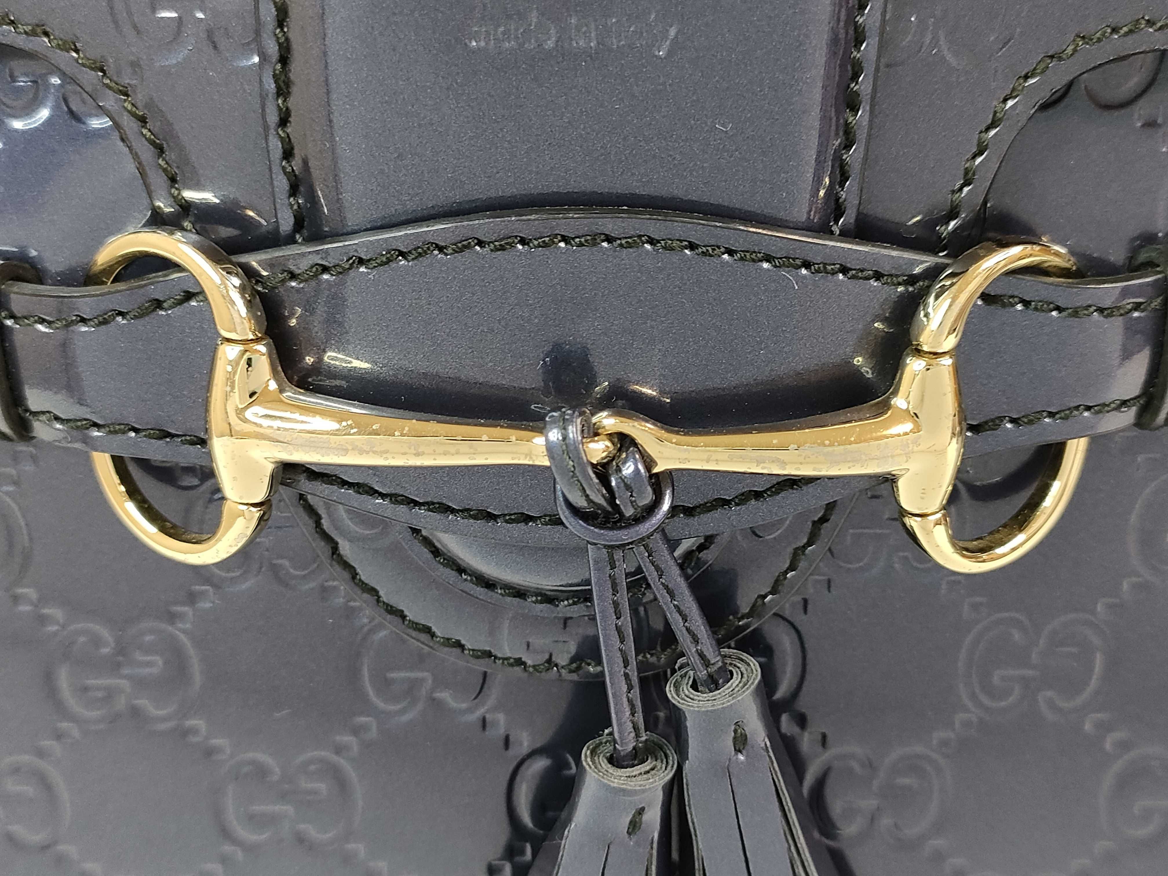 DU- Guccissima Emily Patent Chain Shoulder Bag Purple 295402 Shoulder Bag — view 14