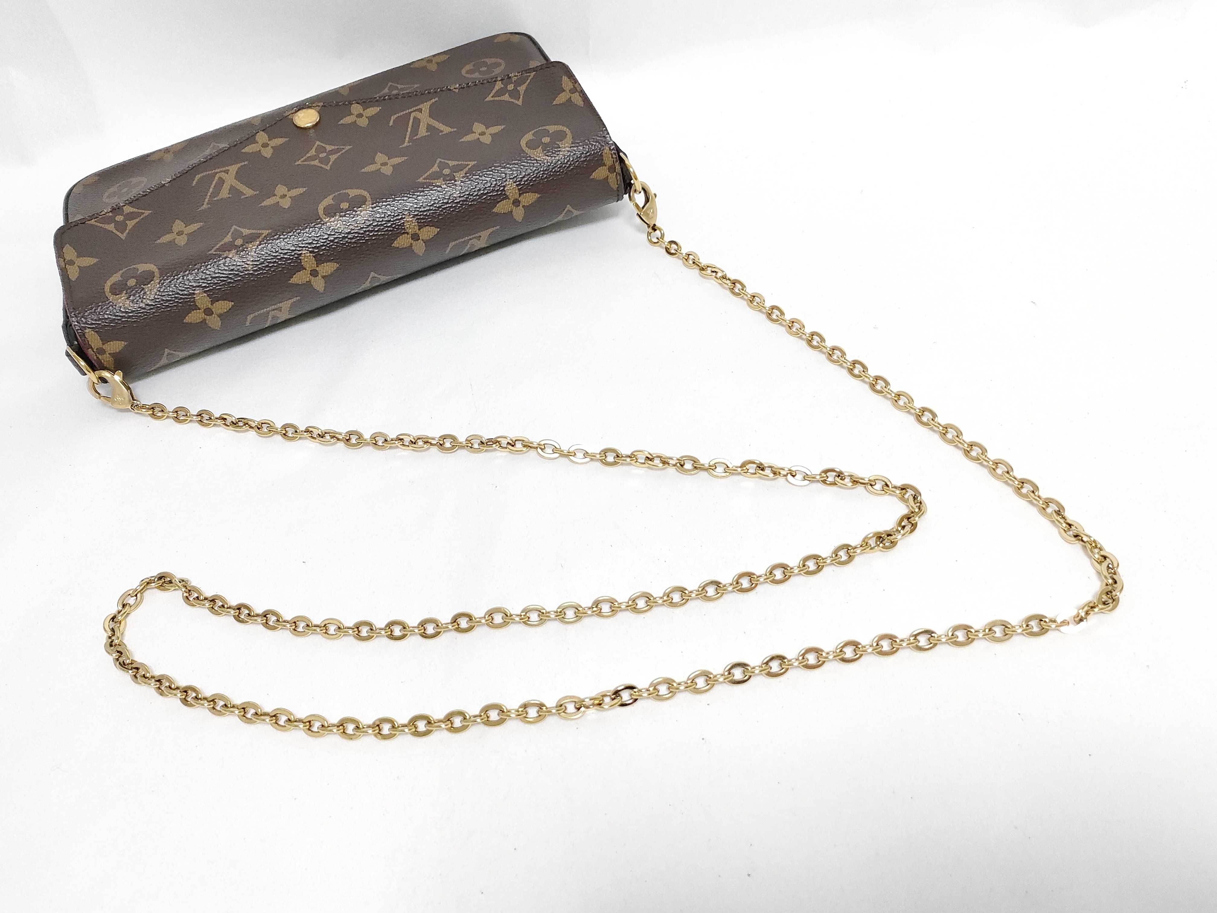 Monogram Louis Vuitton Felicie Shoulder Bag Monogram Shoulder Bag — view 3