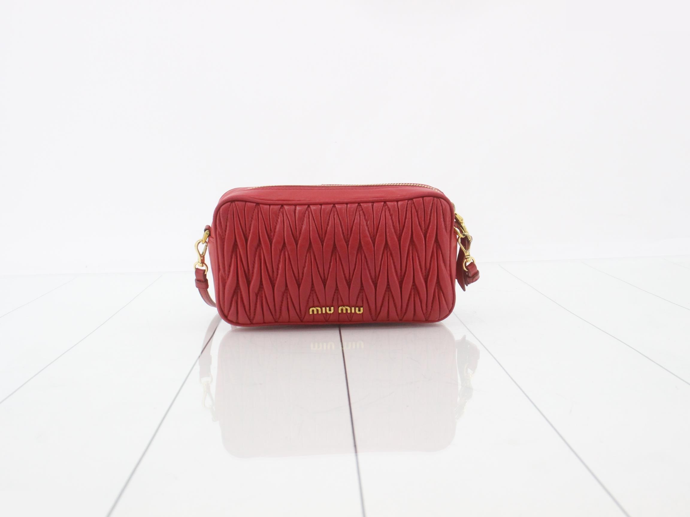 Matelassé Leather Shoulder Bag — view 2
