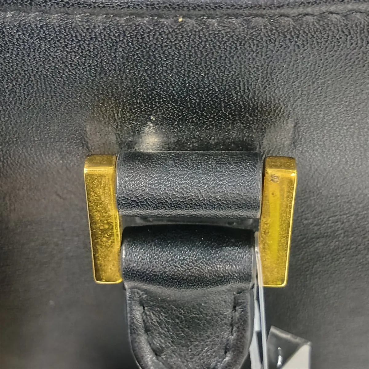 Cabas Leather 2-Way Handbag, Black, 357394 — view 11