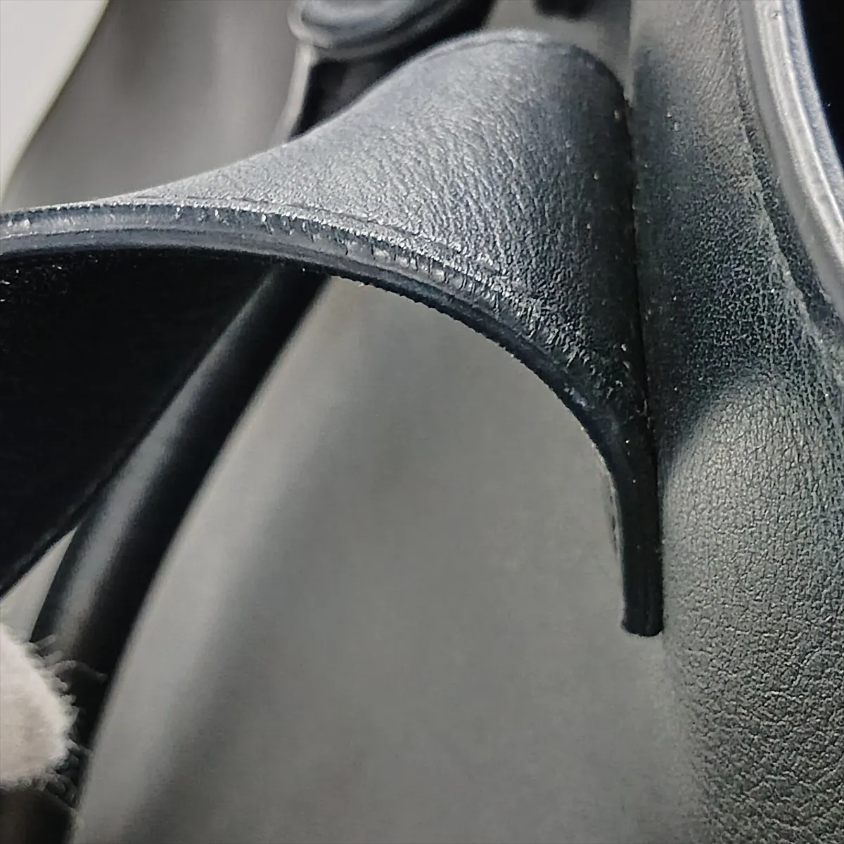 Cabas Leather 2-Way Handbag, Black, 357394 — view 12