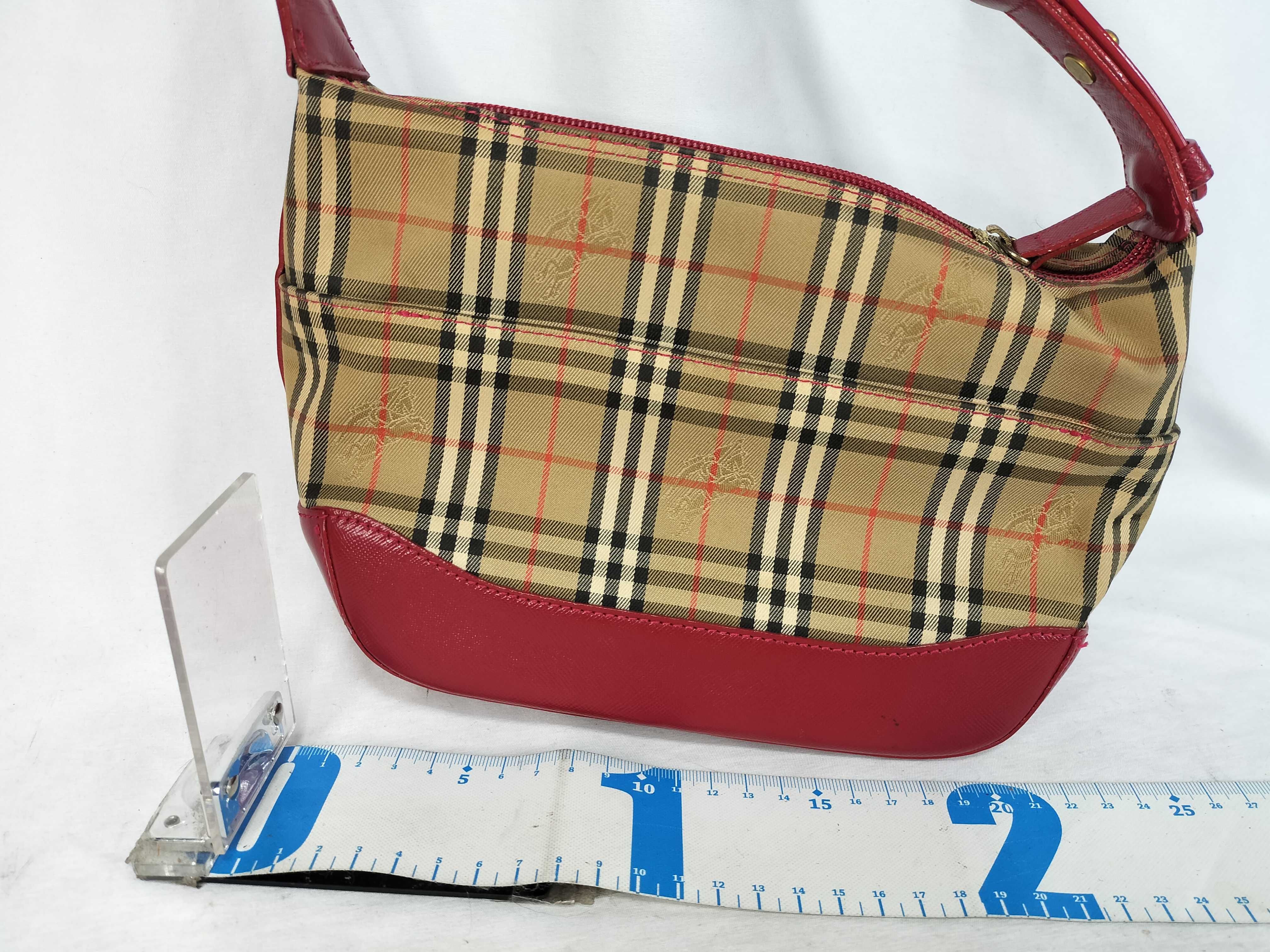 accessory pouch, red, handbag — view 2
