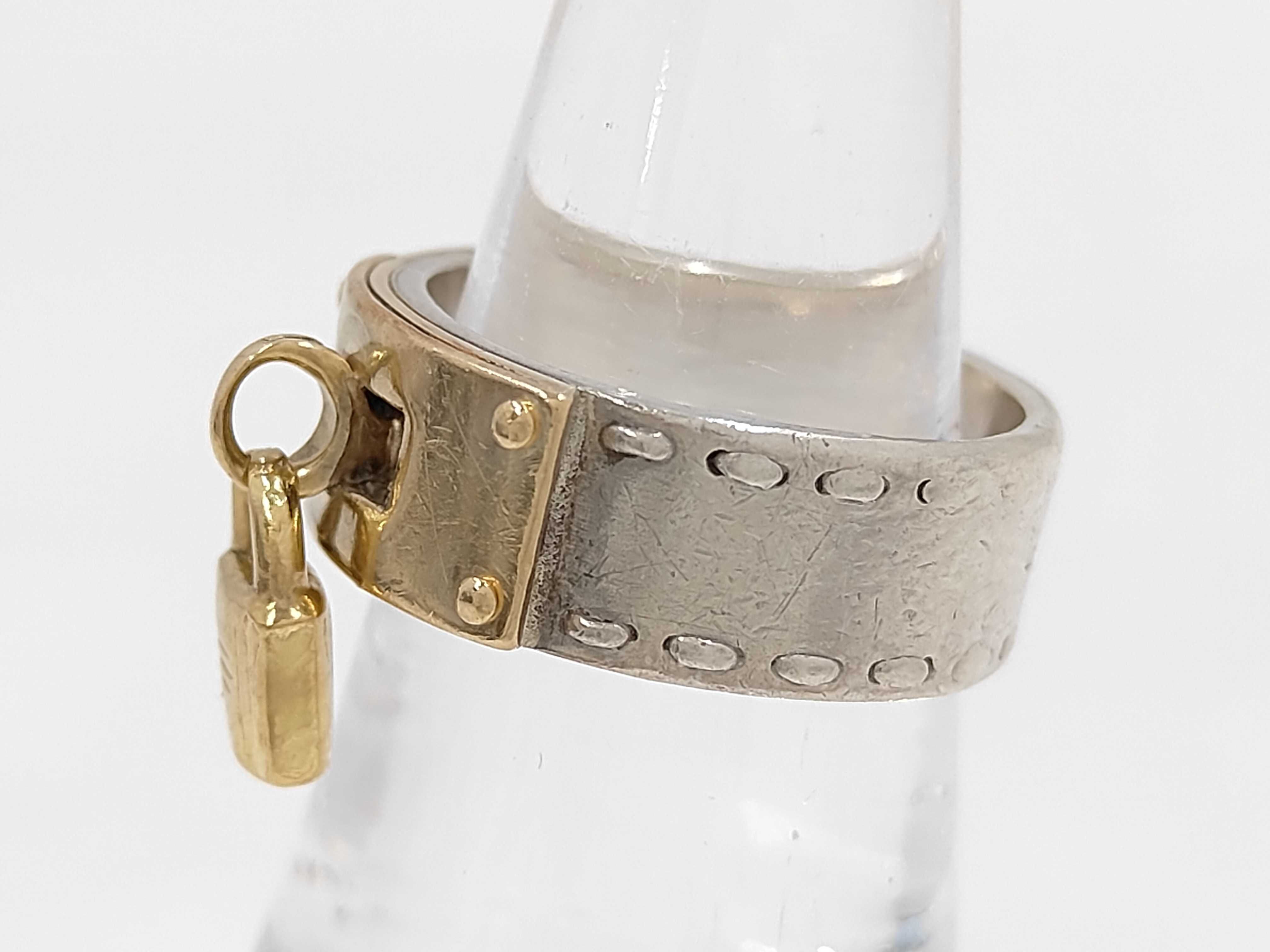Kelly Ring, SV925 YG750, 53cm, 9.1g. — view 2
