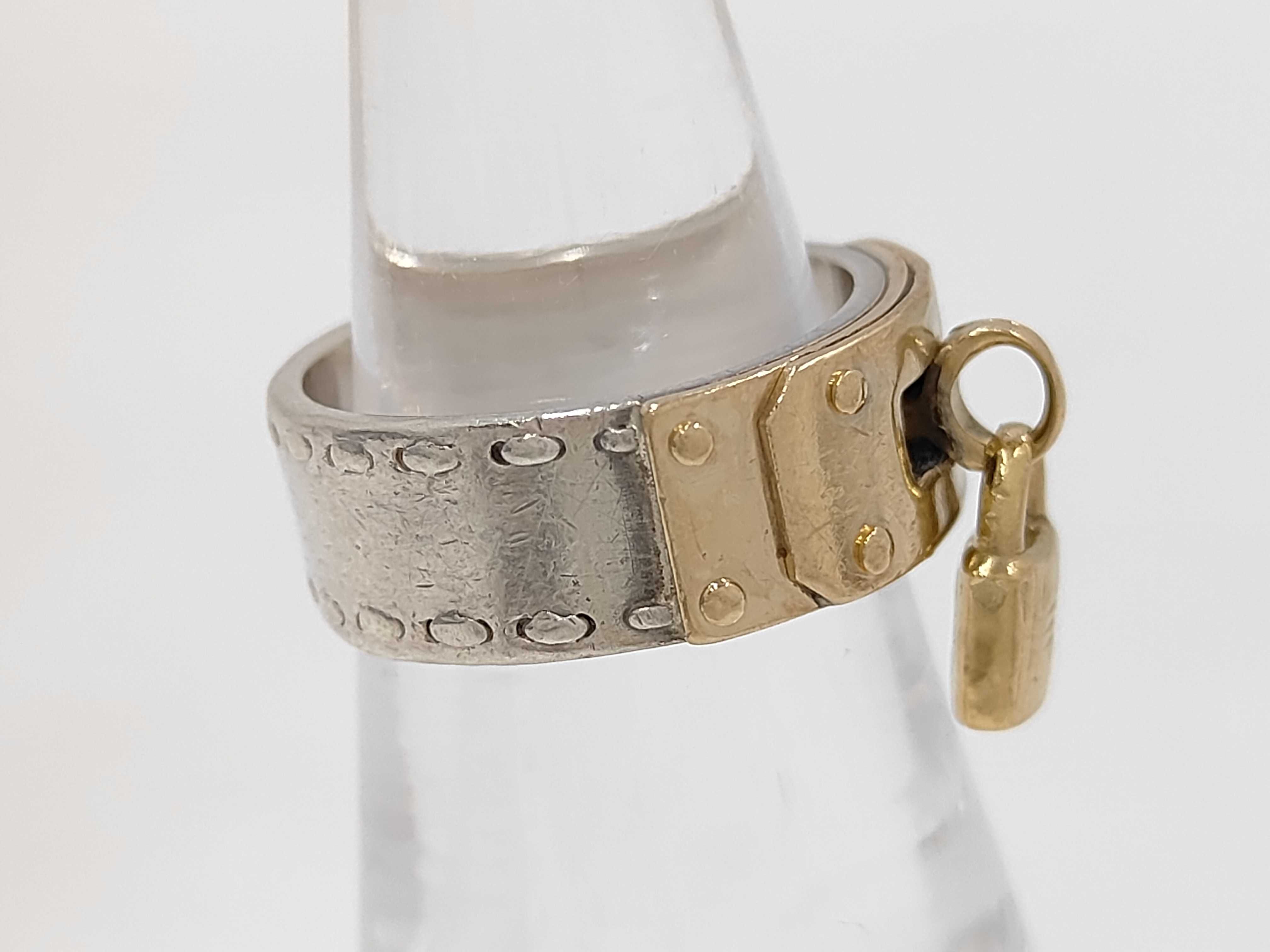 Kelly Ring, SV925 YG750, 53cm, 9.1g. — view 3