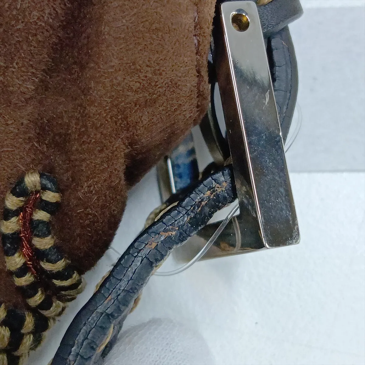 [Individually packaged] Fendi Selleria Mamma Bucket 8BR101 Suede x Leather Shoulder Bag Brown — view 15