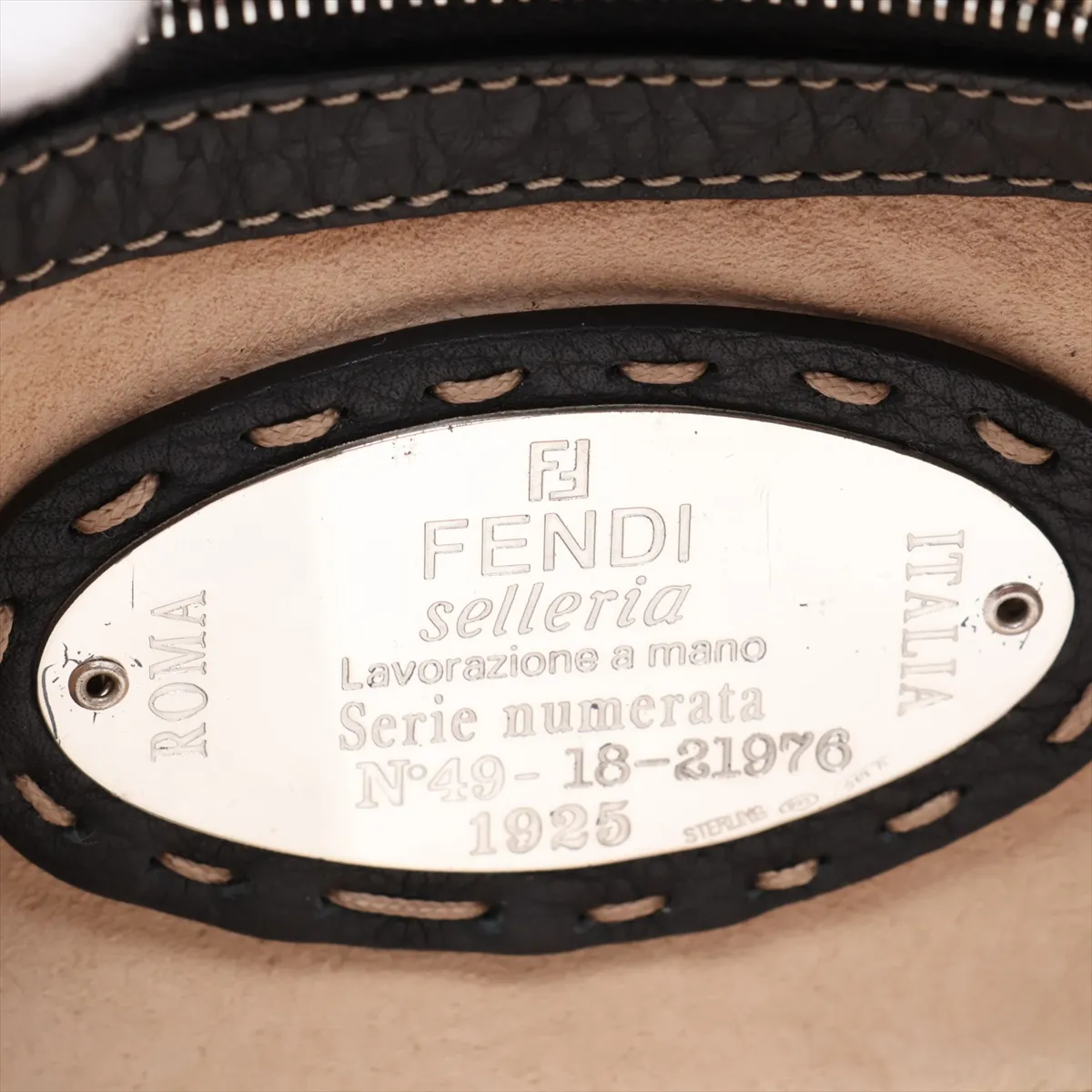 [Individually packaged] Fendi Selleria Mamma Bucket 8BR101 Suede x Leather Shoulder Bag Brown — view 9
