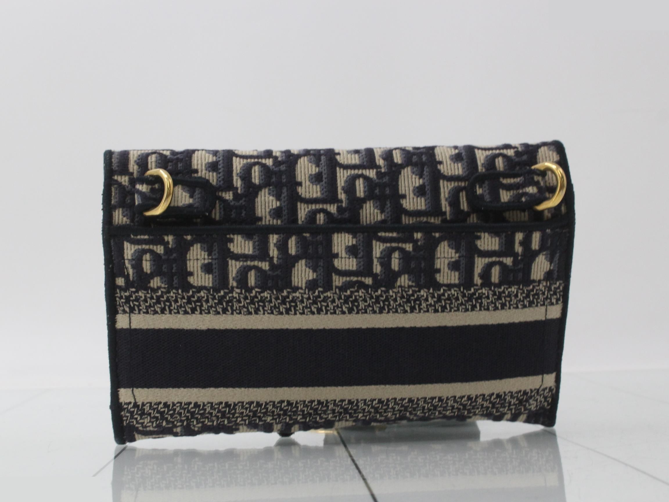 Oblique Saddle Slim Pouch Shoulder Bag — view 2