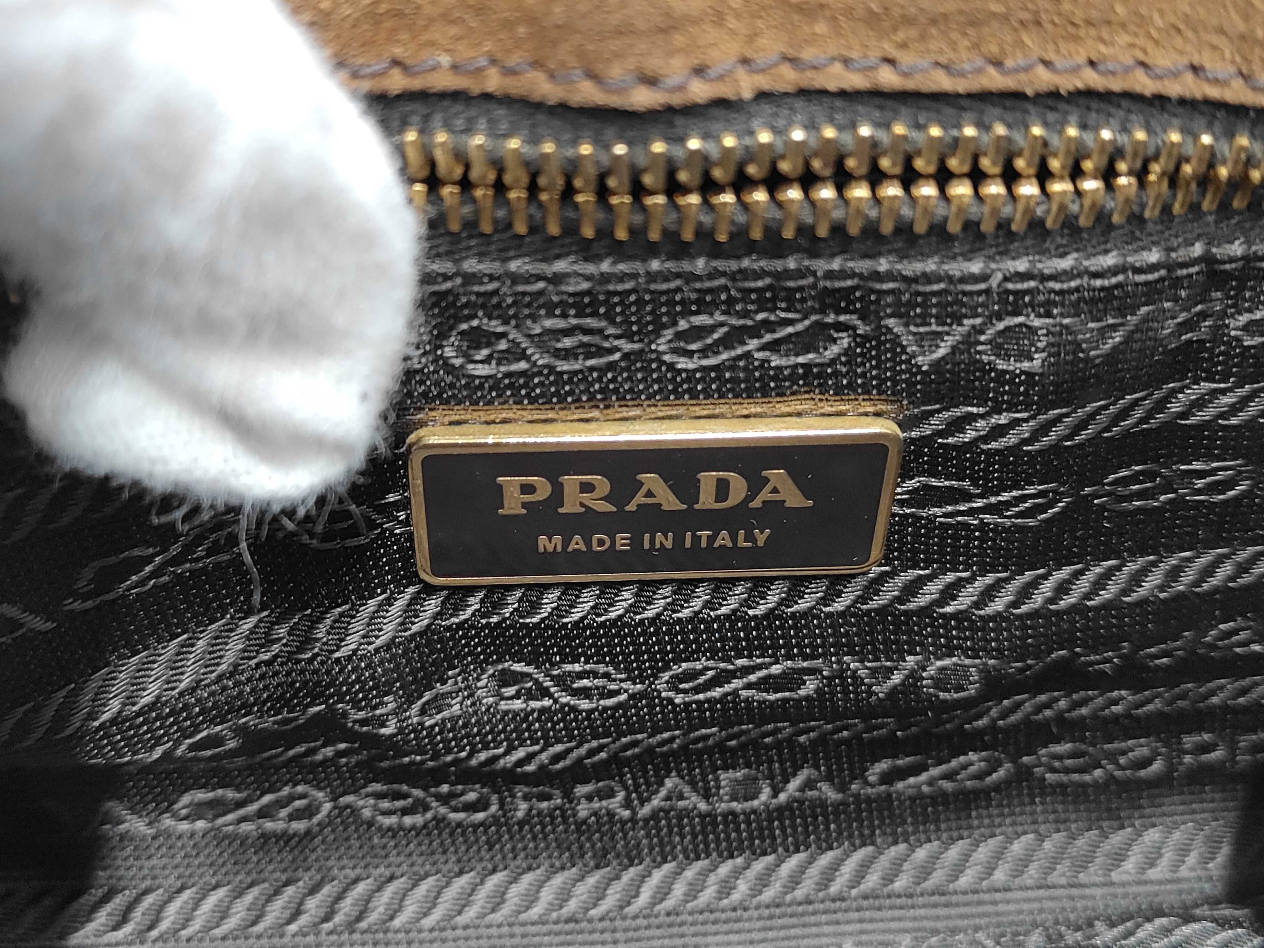 One-Shoulder Suede Brown GP Handbag — view 10