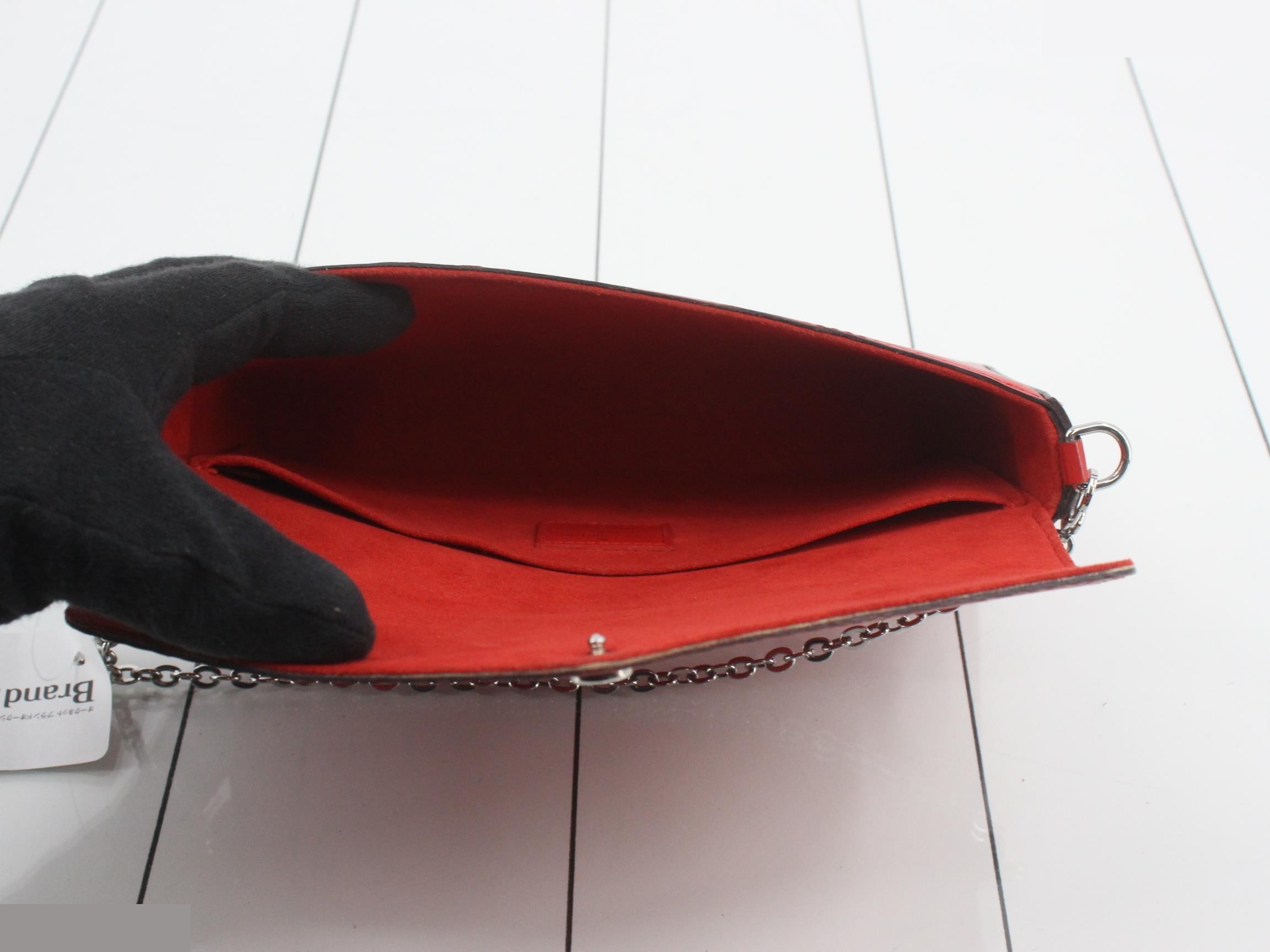 Epi Pochette Felicie Coquelicot Shoulder Bag with Case — view 4