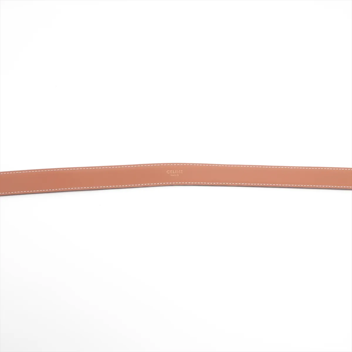 Triomphe Belt 85 Leather Brown — view 4