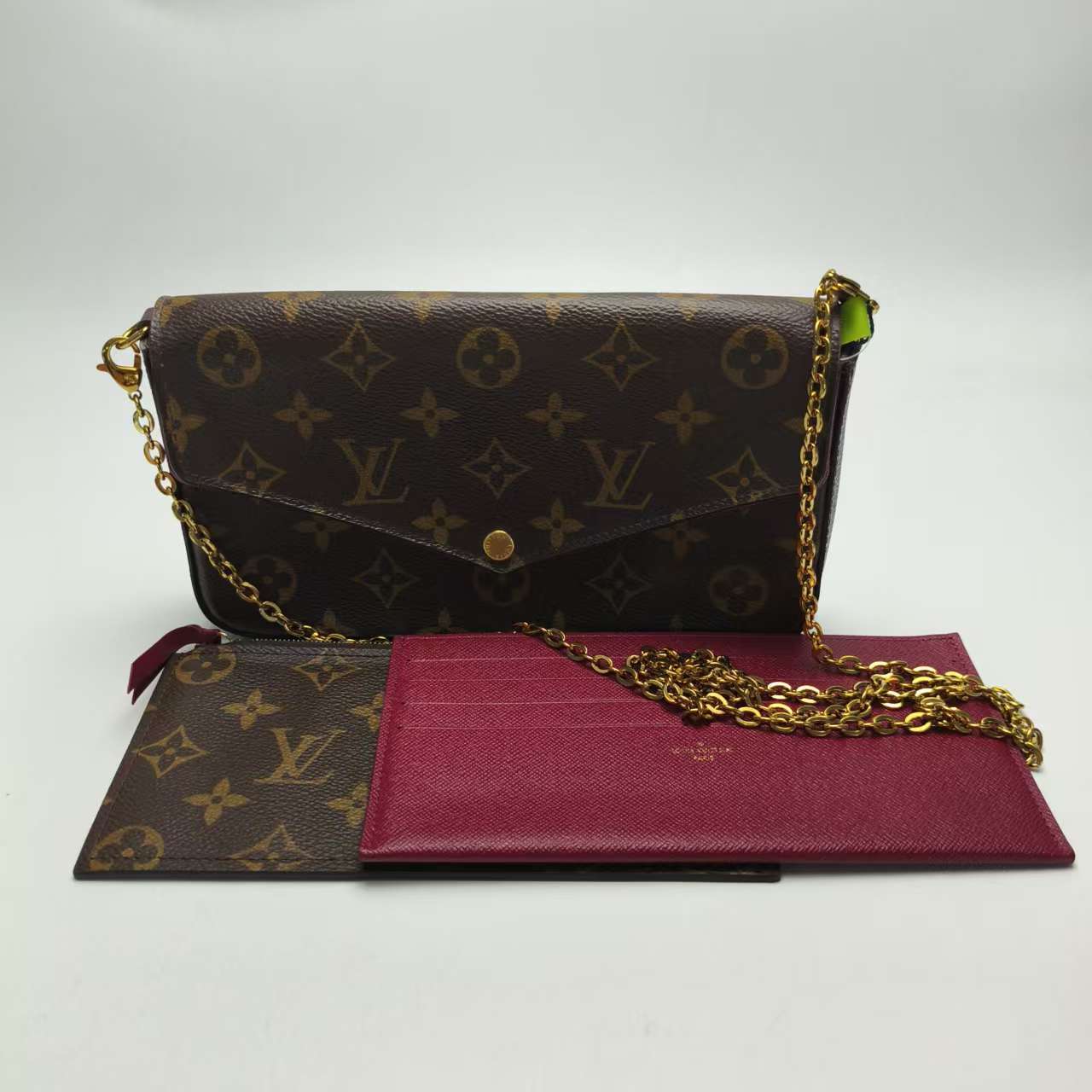 【*Shipped from: China*】LOUIS VUITTON Pochette Felicie PU Shoulder Bag — view 2