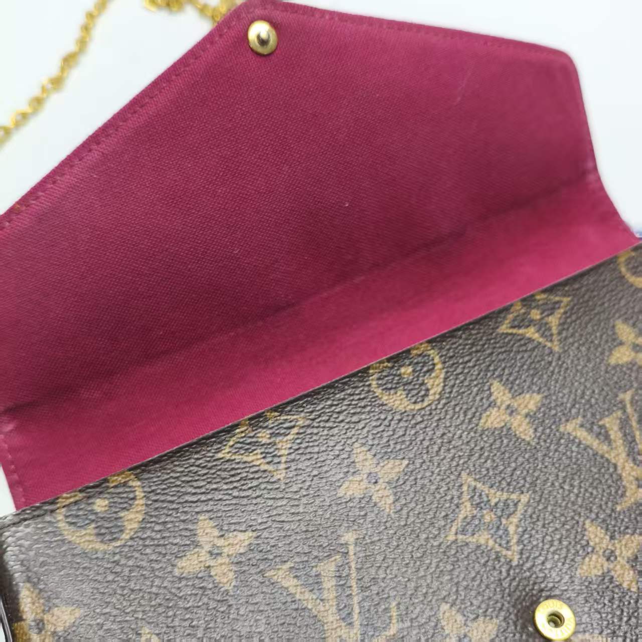 【*Shipped from: China*】LOUIS VUITTON Pochette Felicie PU Shoulder Bag — view 8