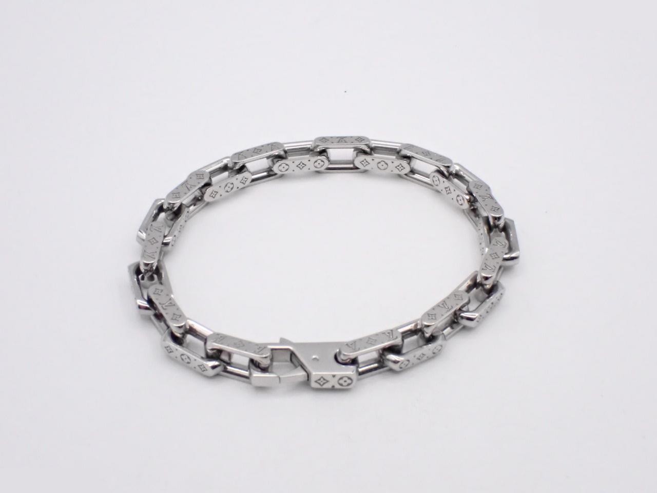 LV Mini Monogram Chain Bracelet, Size M, M0416M — view 2