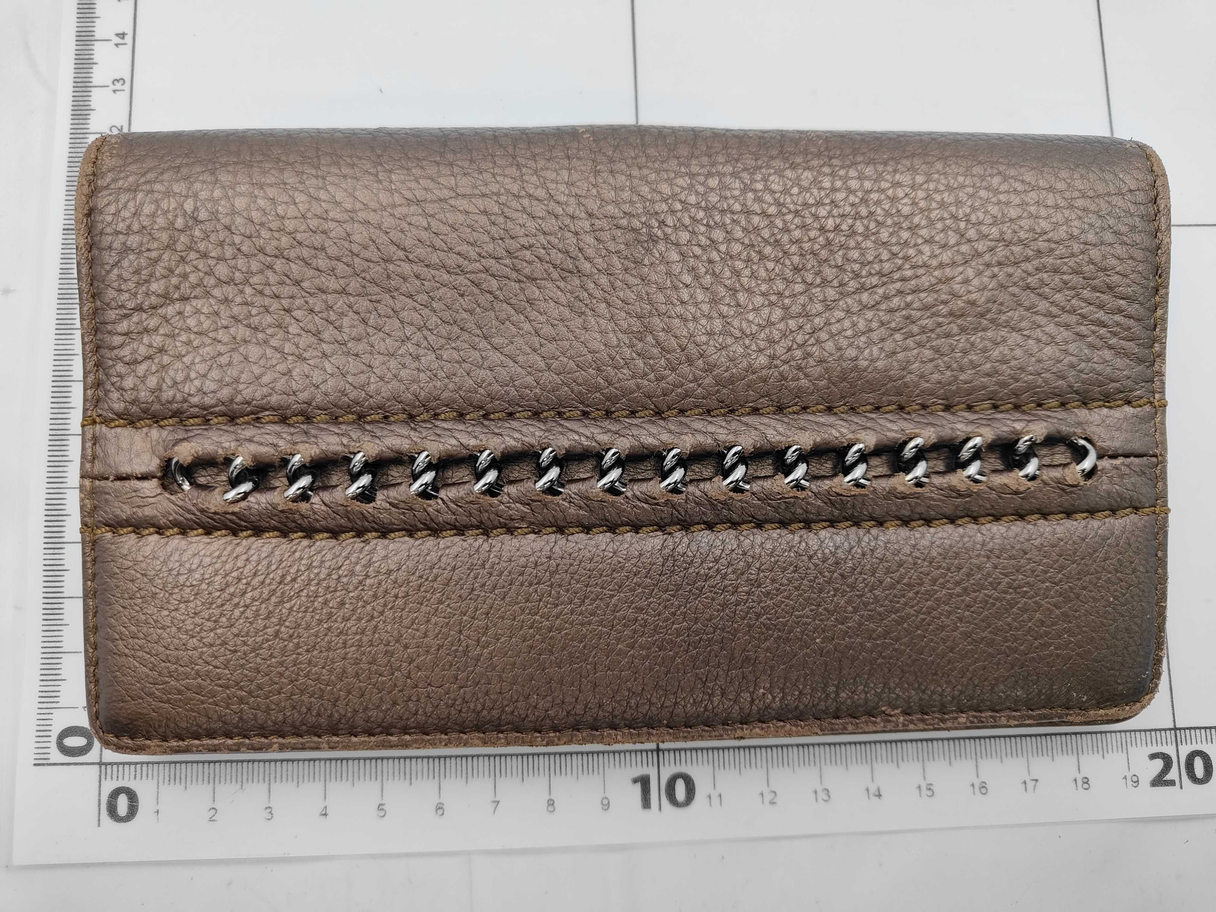 Long Wallet Leather Silver Hardware Bronze 10819042 Wallet — view 2