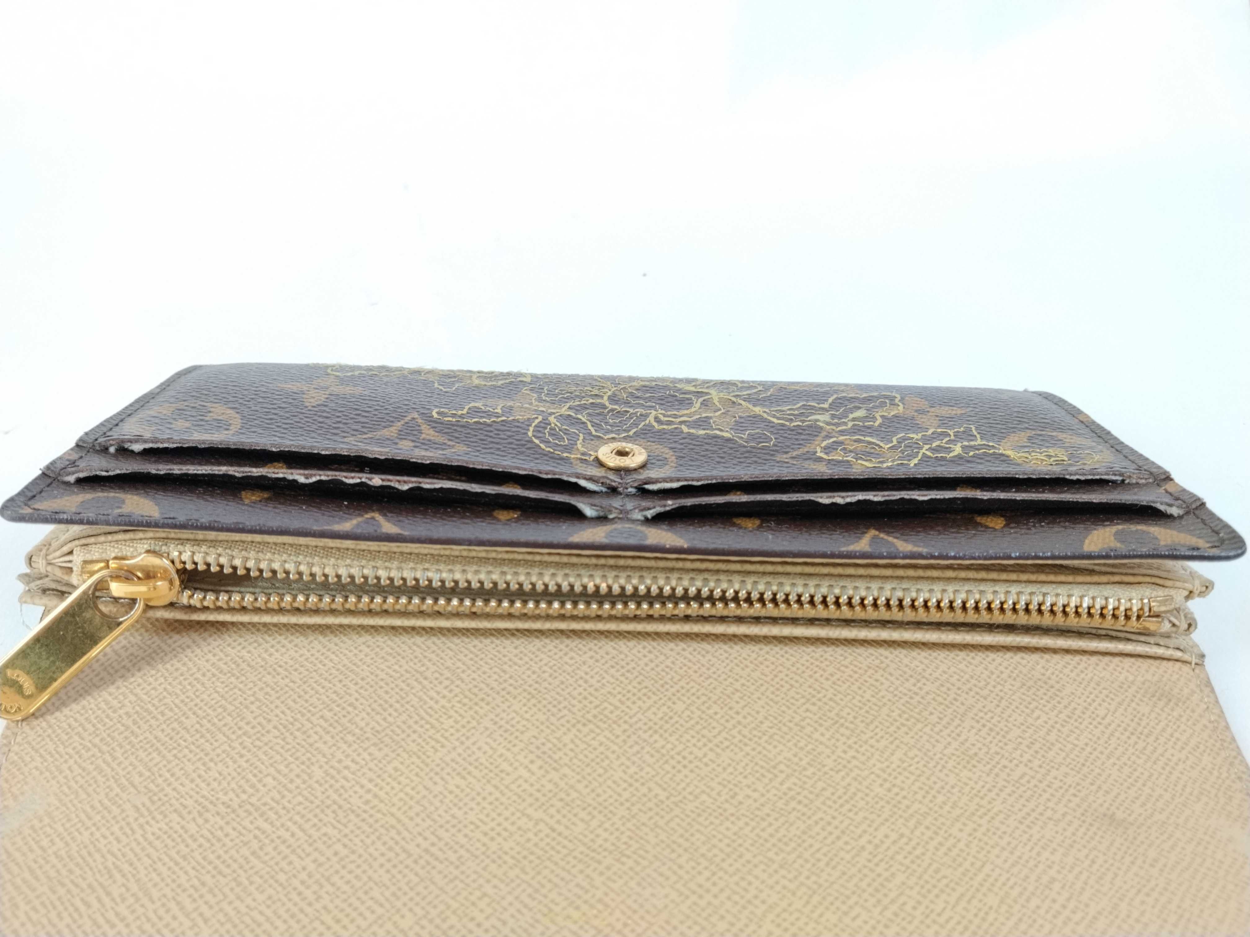 Monogram LV Long Wallet Monogram Dentelle Wallet — view 14