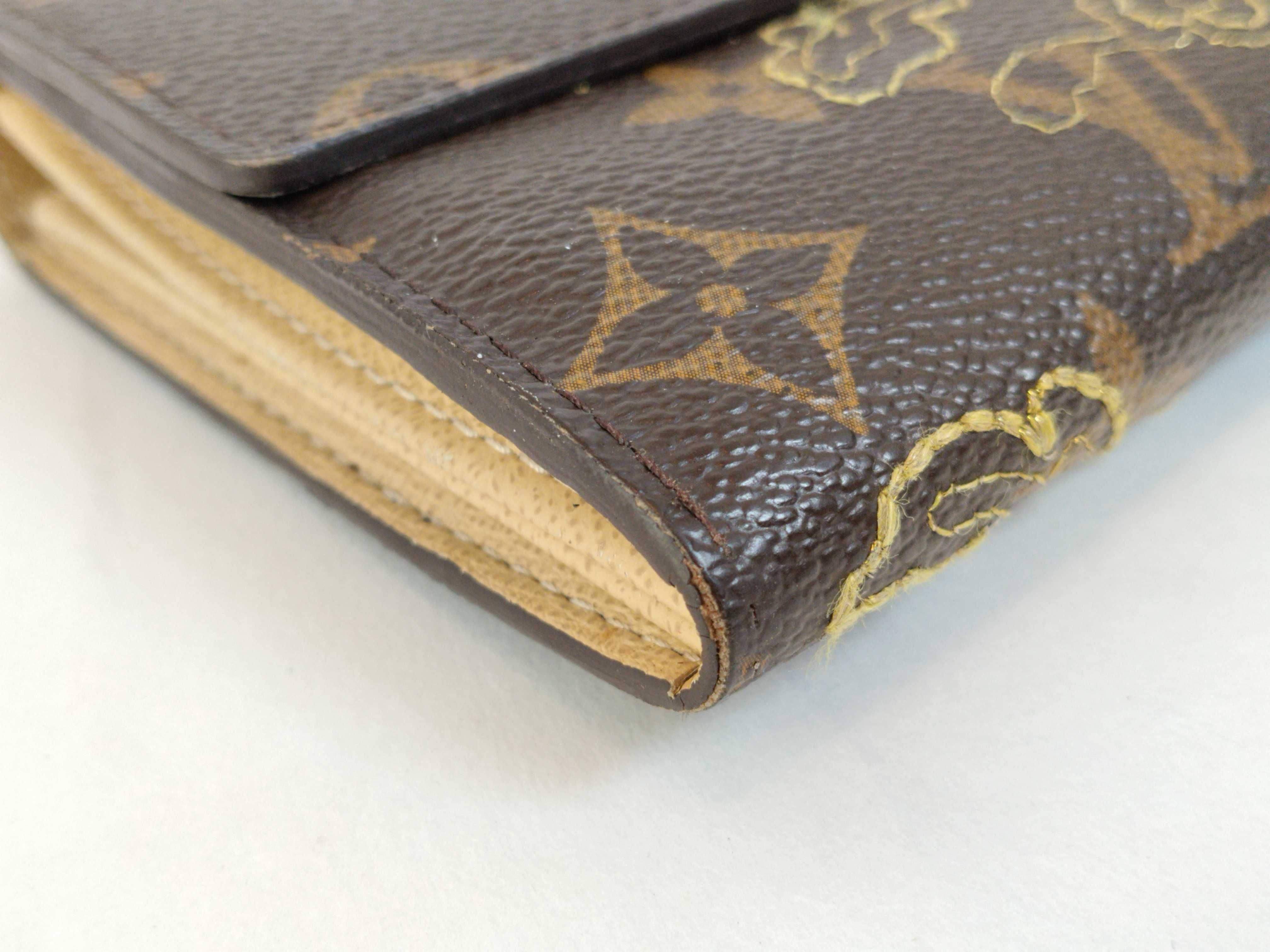 Monogram LV Long Wallet Monogram Dentelle Wallet — view 3