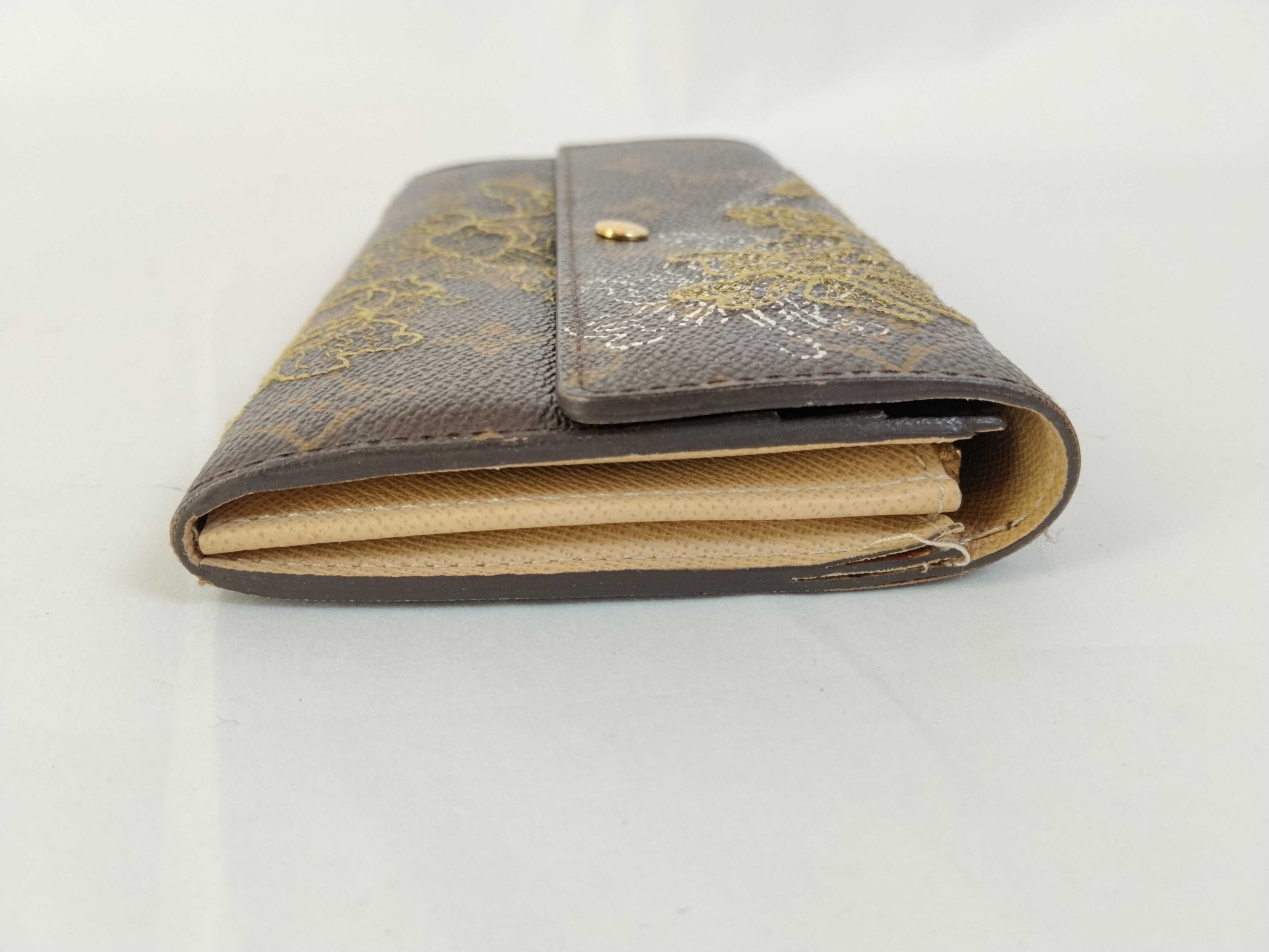 Monogram LV Long Wallet Monogram Dentelle Wallet — view 5