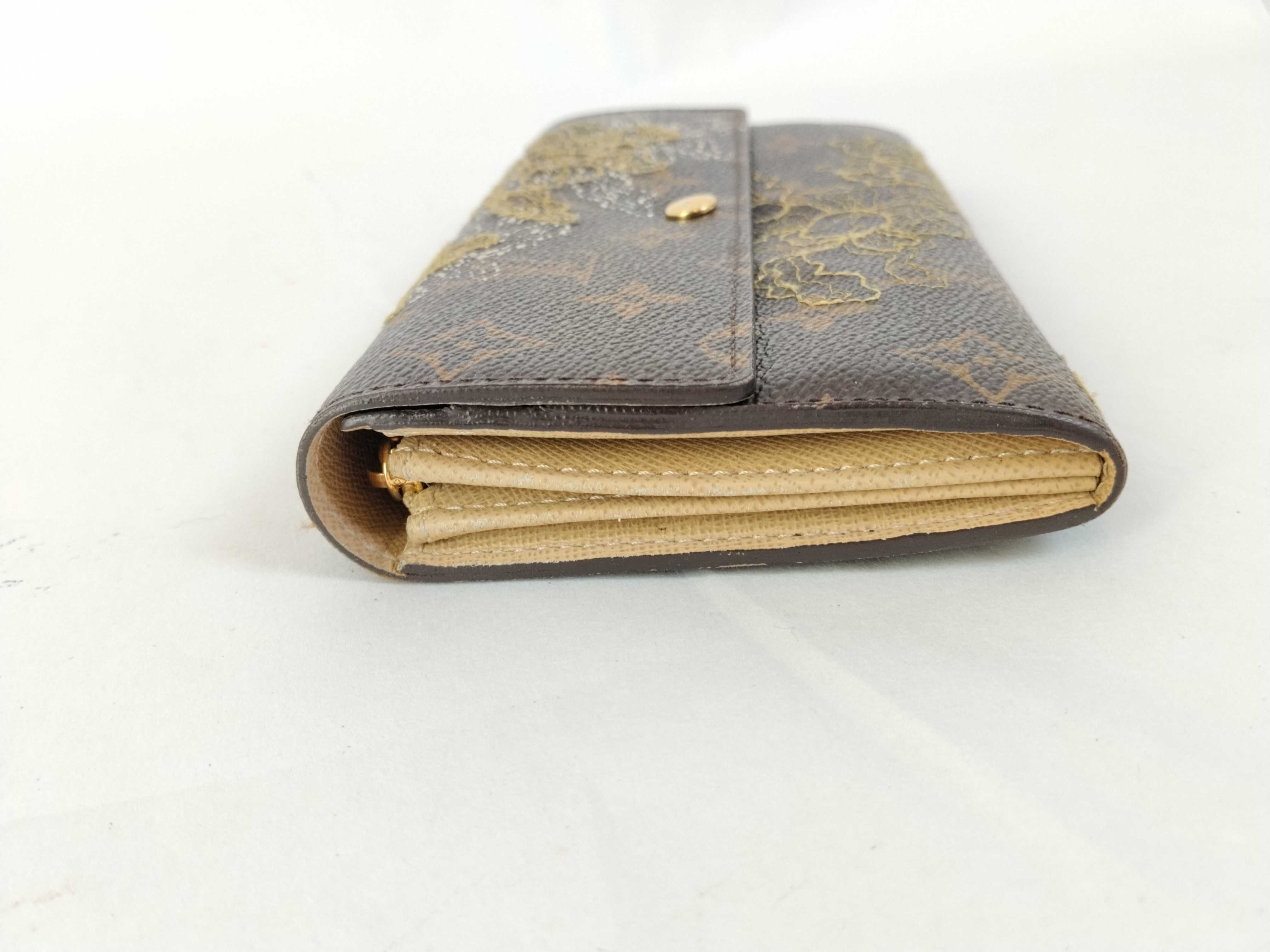 Monogram LV Long Wallet Monogram Dentelle Wallet — view 7