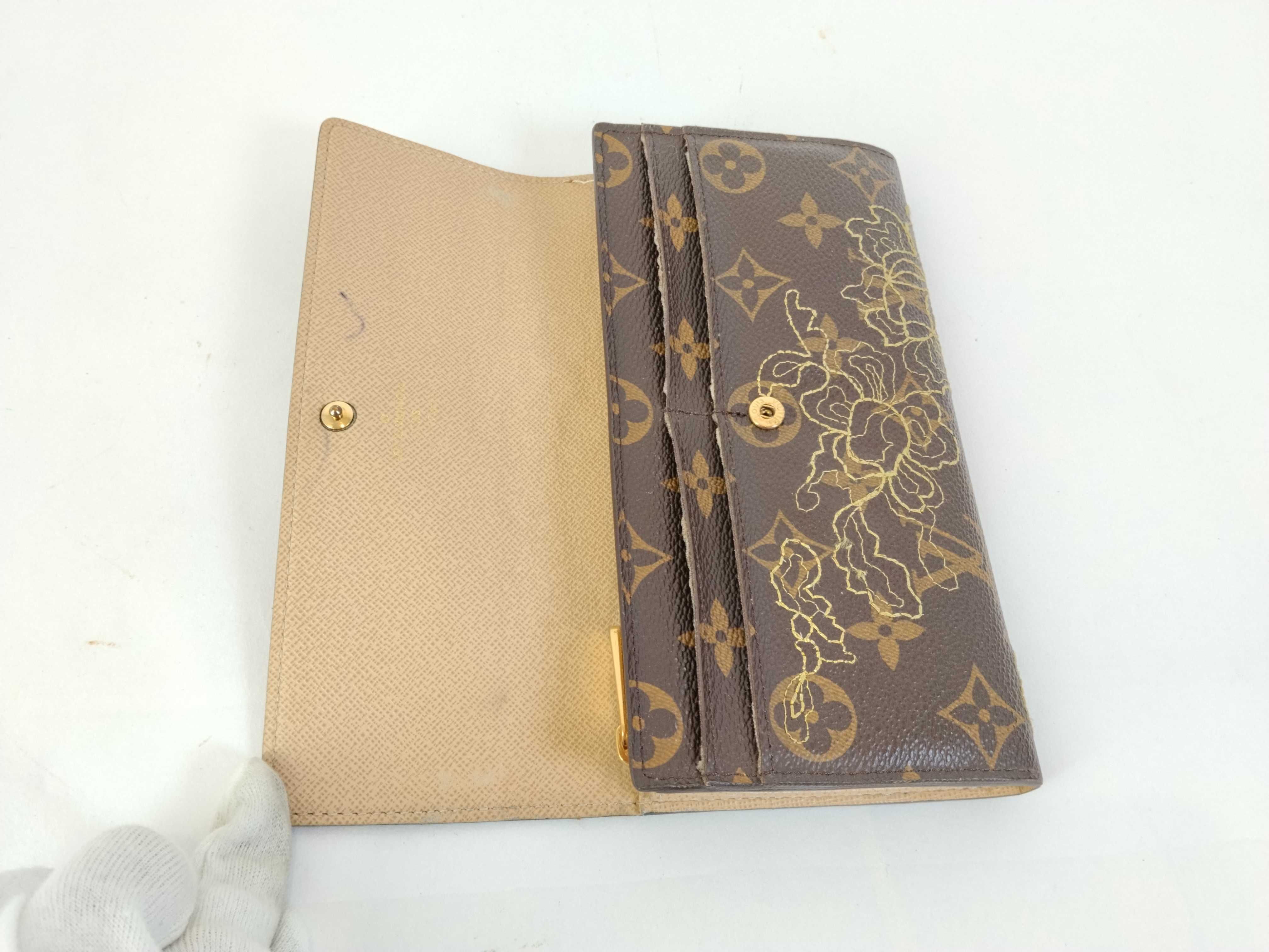Monogram LV Long Wallet Monogram Dentelle Wallet — view 8