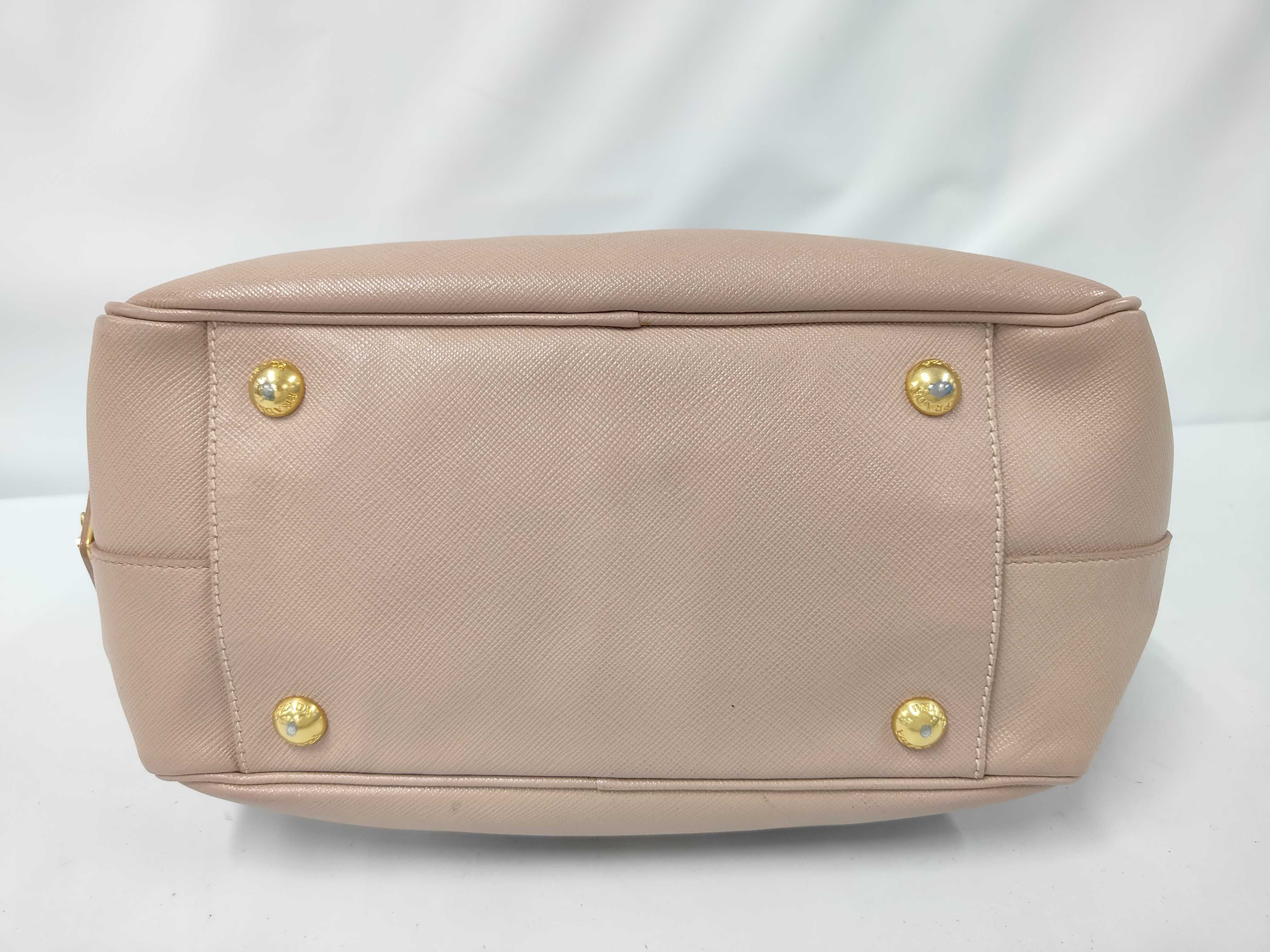 Saffiano Leather Hand/Shoulder Bag, White Tag 113 (Handbag) — view 3