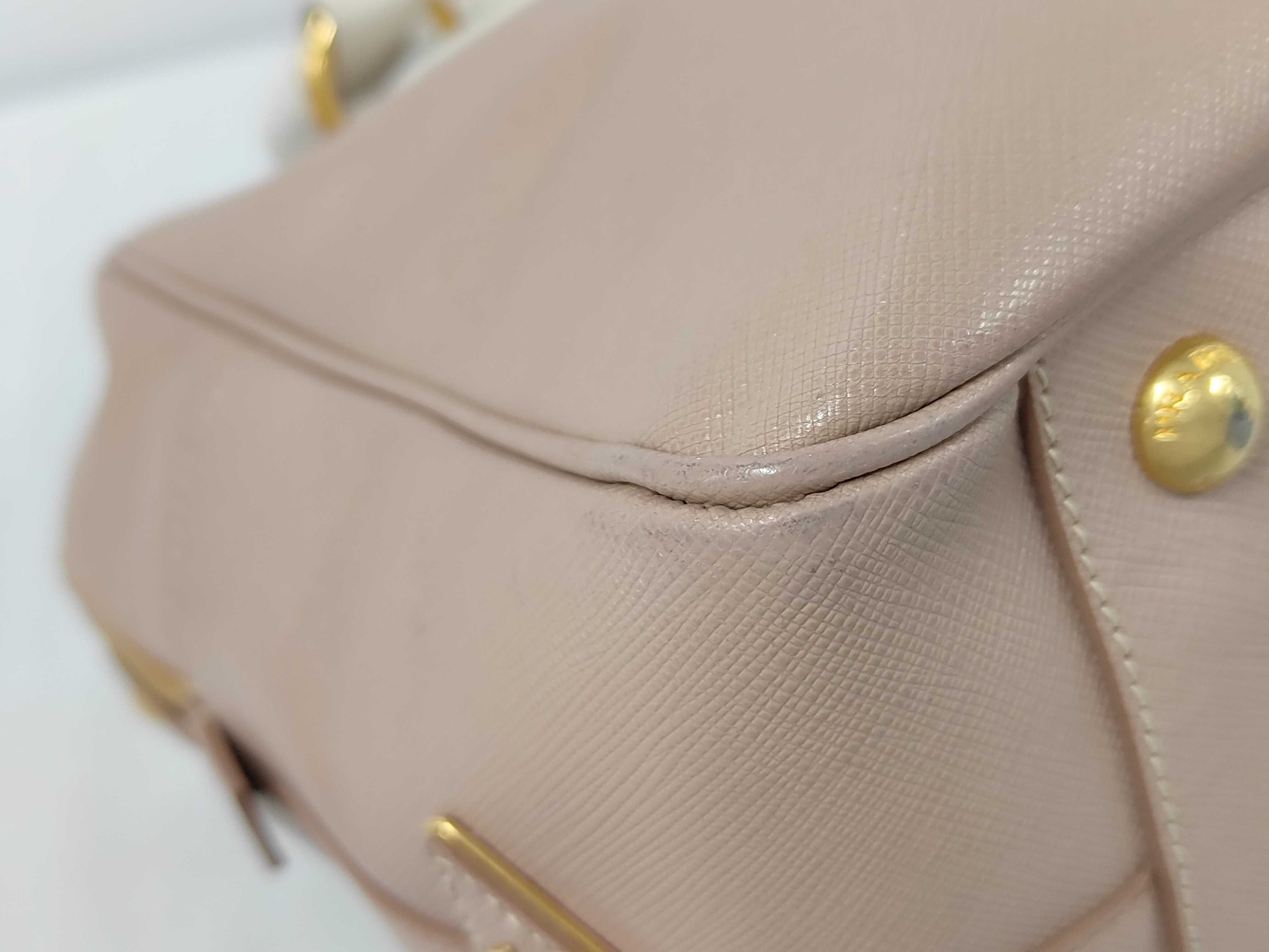 Saffiano Leather Hand/Shoulder Bag, White Tag 113 (Handbag) — view 4
