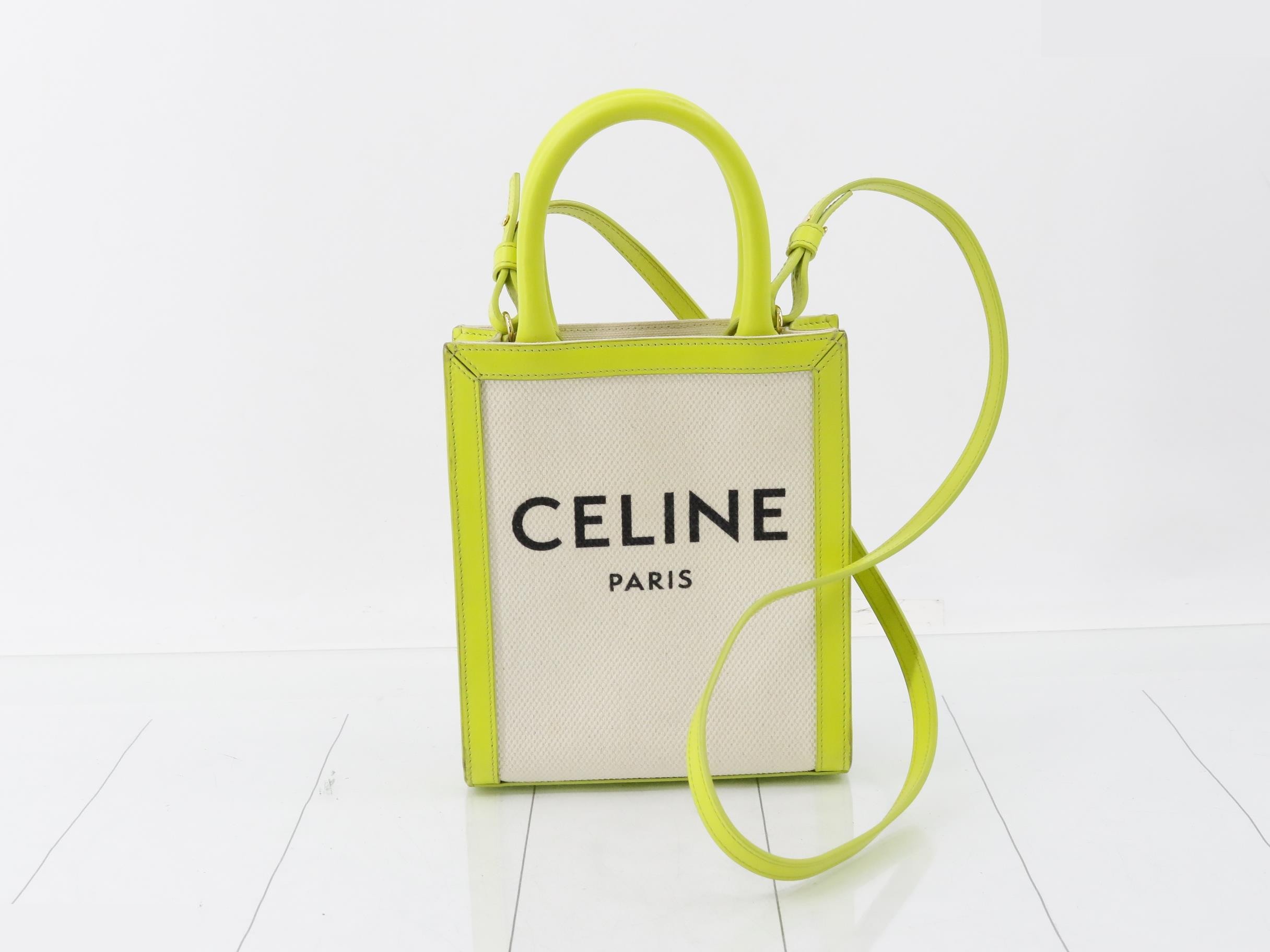 Mini Vertical Hippo Canvas/Leather 2WAY Shoulder/Handbag