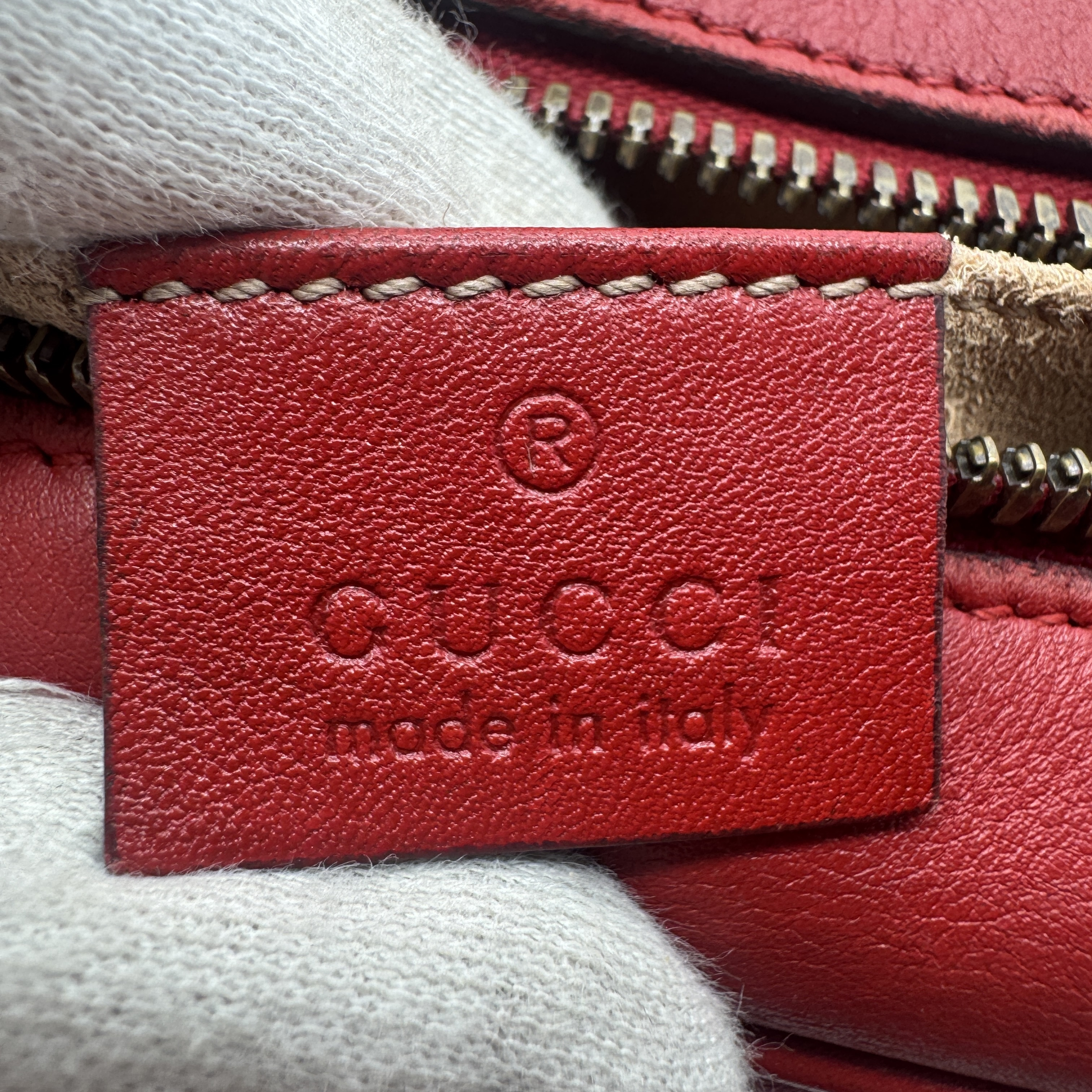 GG Marmont Quilted Camera Bag, Red Shoulder Bag — view 12