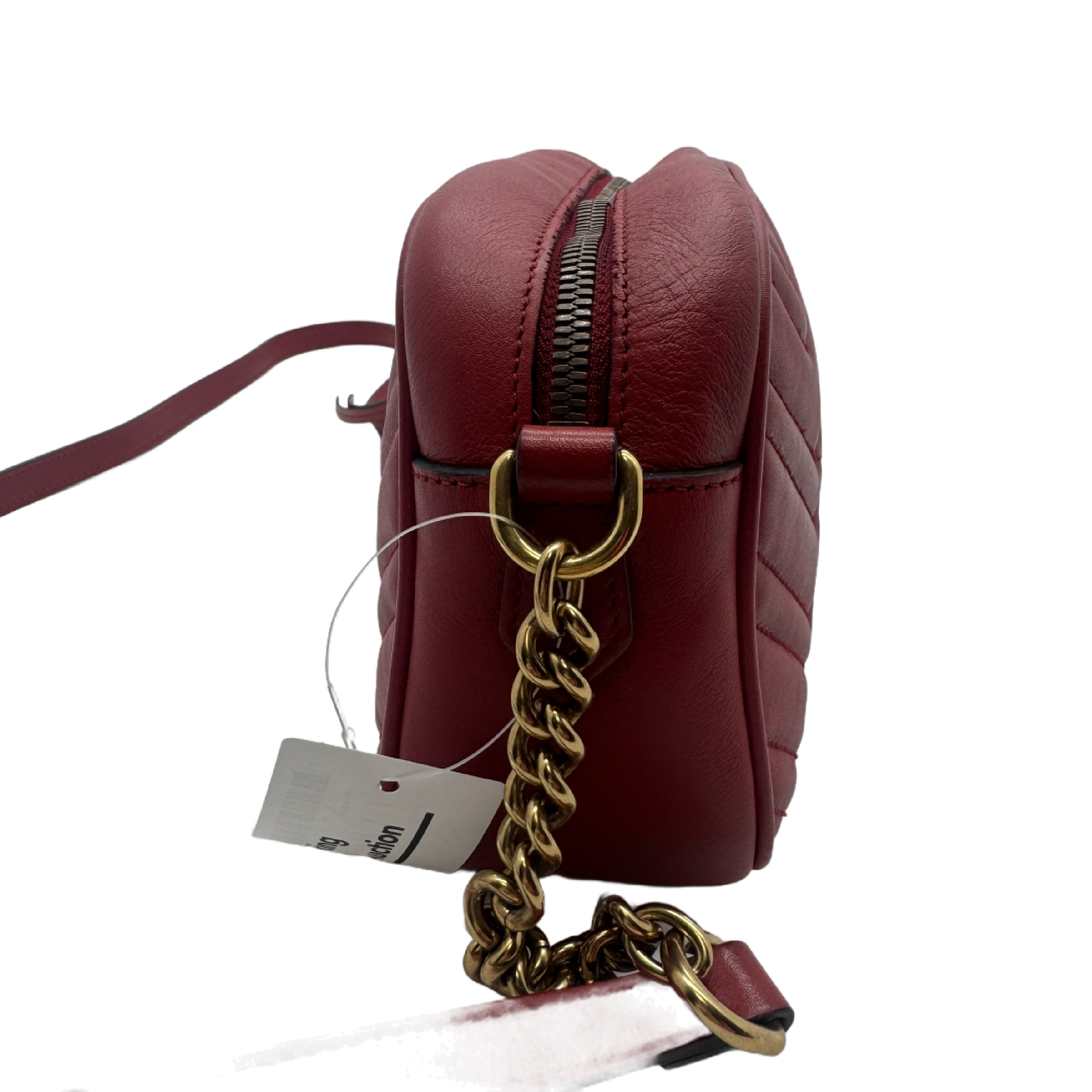 GG Marmont Quilted Camera Bag, Red Shoulder Bag — view 4