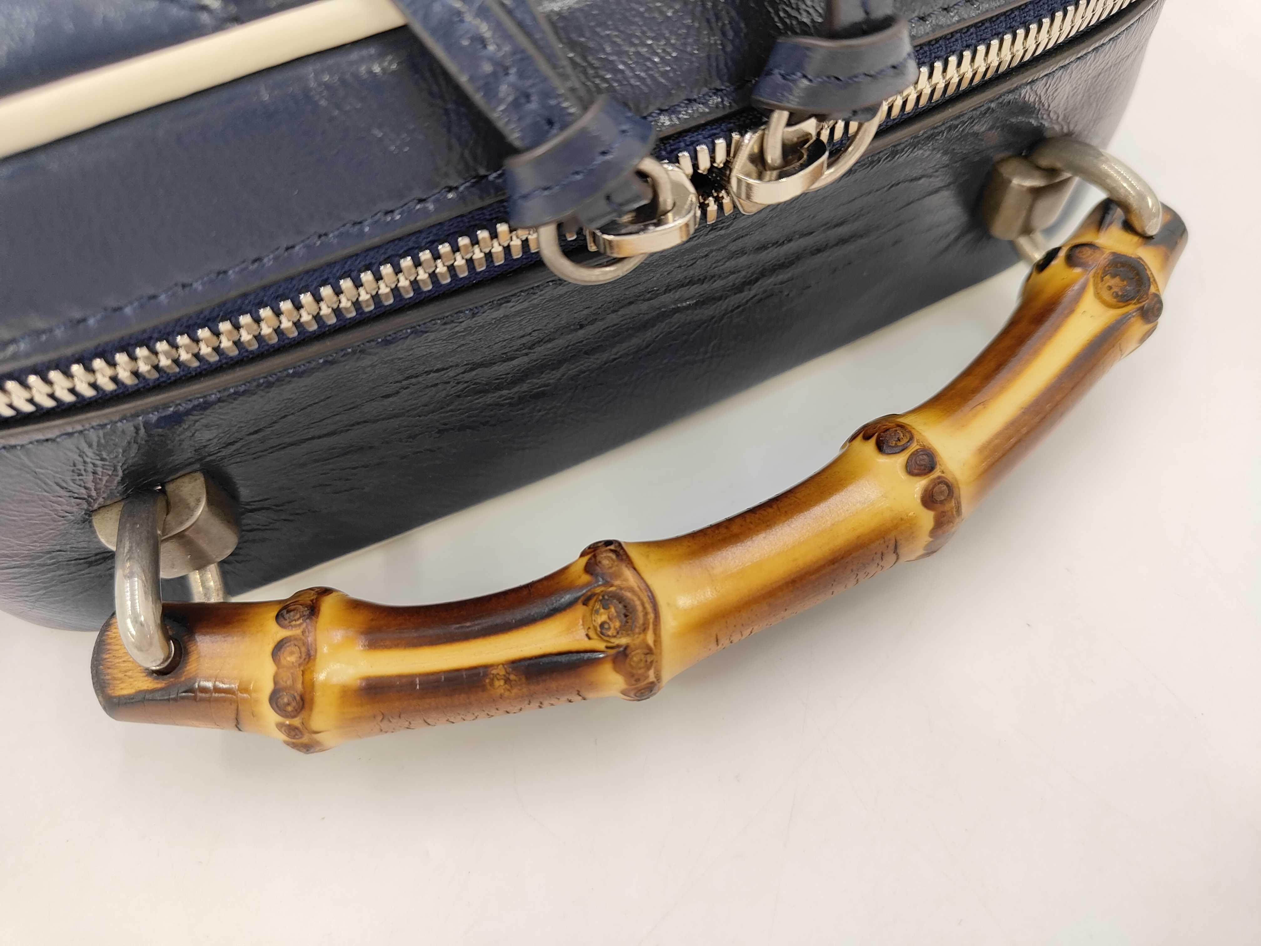 Bamboo Gucci GG Marmont Top Handbag — view 4