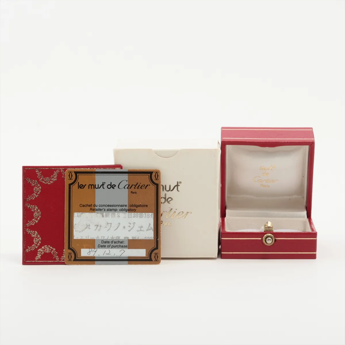Trinity Ring 750 (Yellow Gold x Pink Gold x White Gold) 7.7g Size 52 — view 4