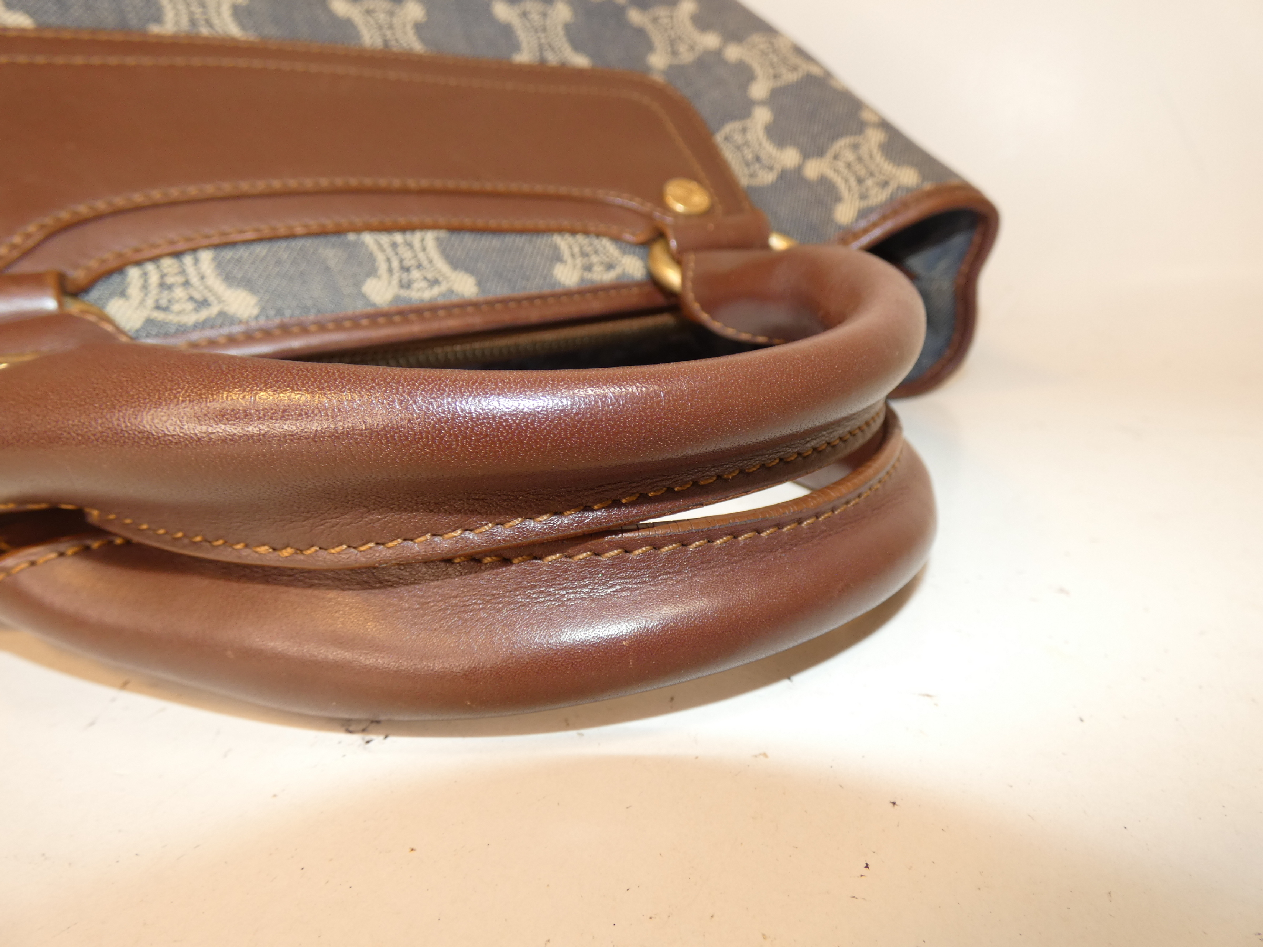 Paris Macadam Boogie Denim Hand Tote Bag — view 4
