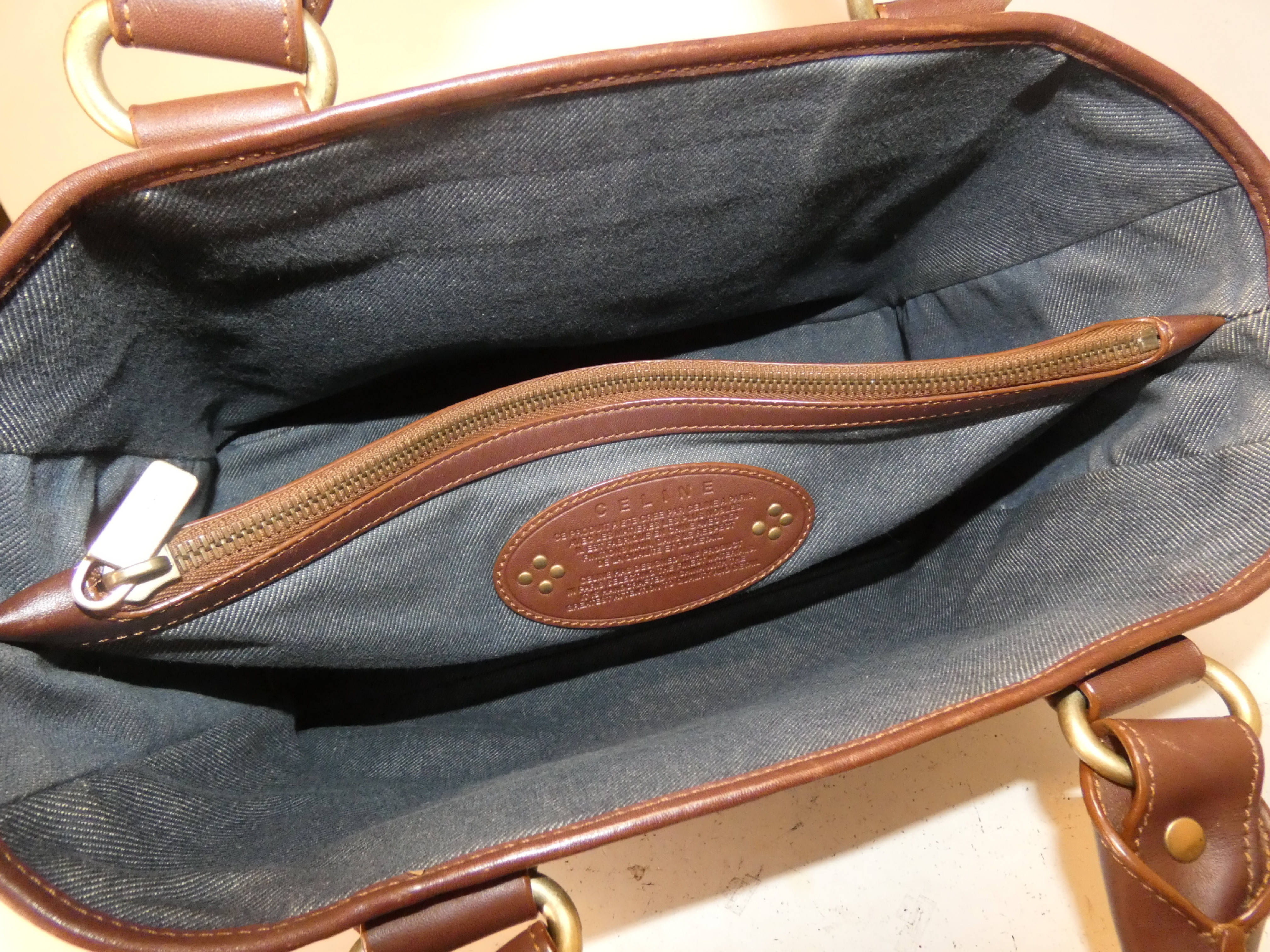 Paris Macadam Boogie Denim Hand Tote Bag — view 8