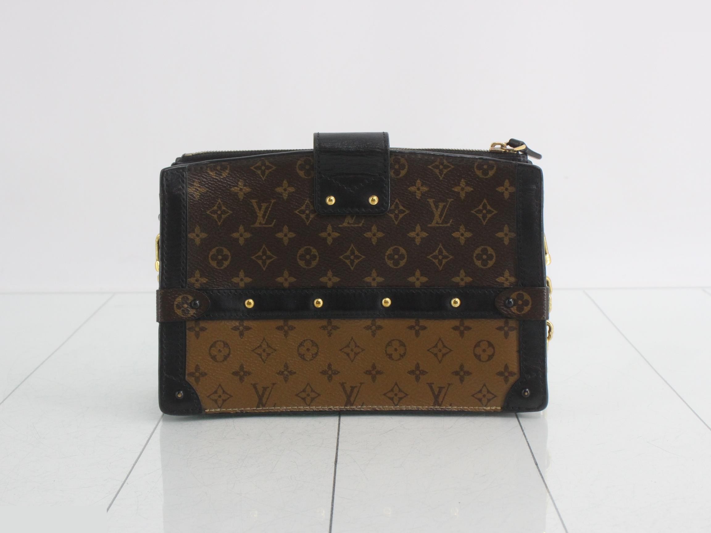 Monogram Reverse Trunk Clutch Shoulder Bag — view 2