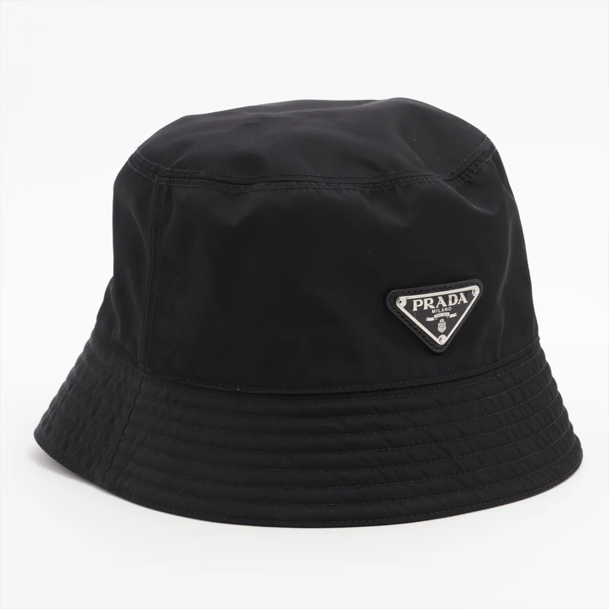 1HC137 Re Nylon bucket hat M polyamide black — view 2