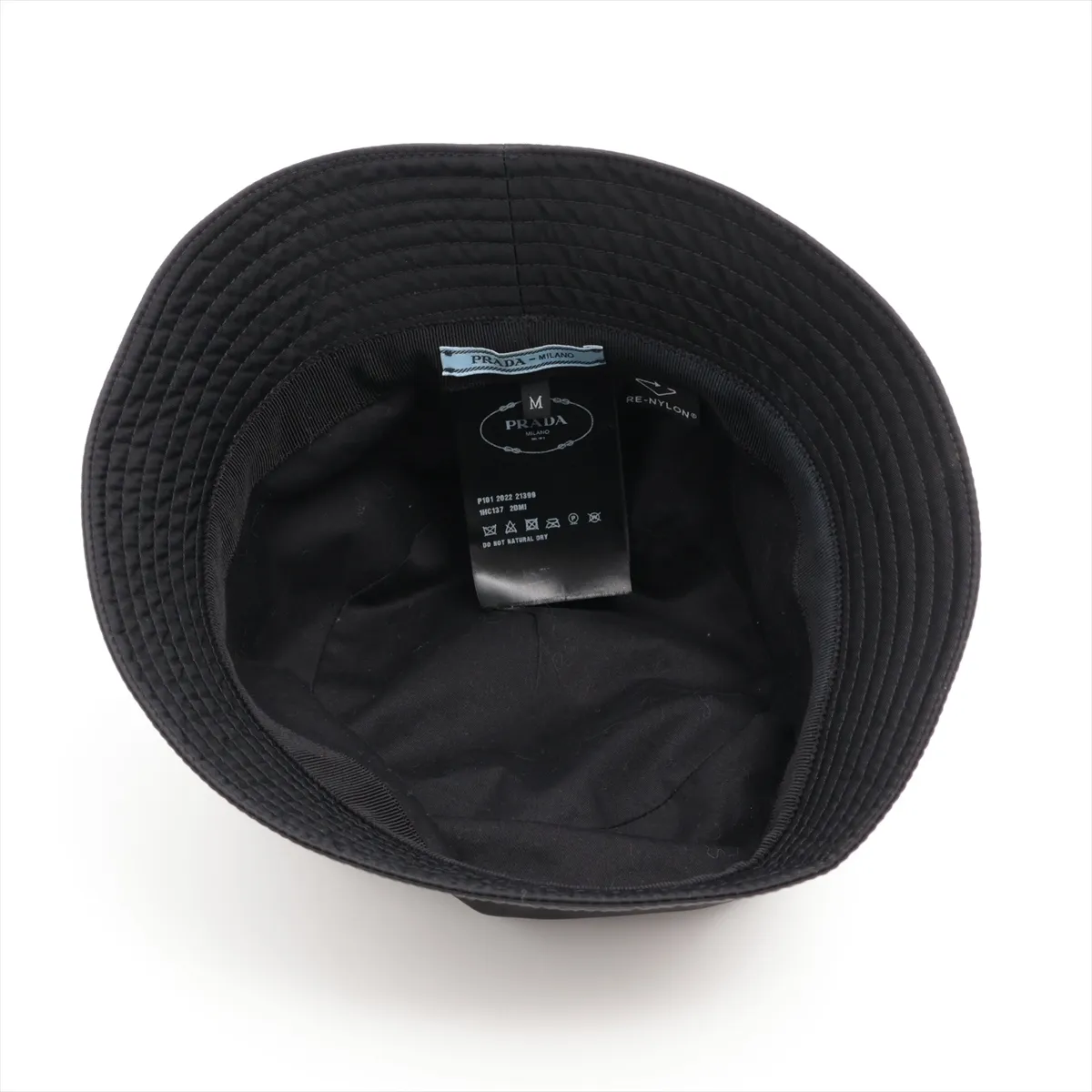 1HC137 Re Nylon bucket hat M polyamide black — view 4