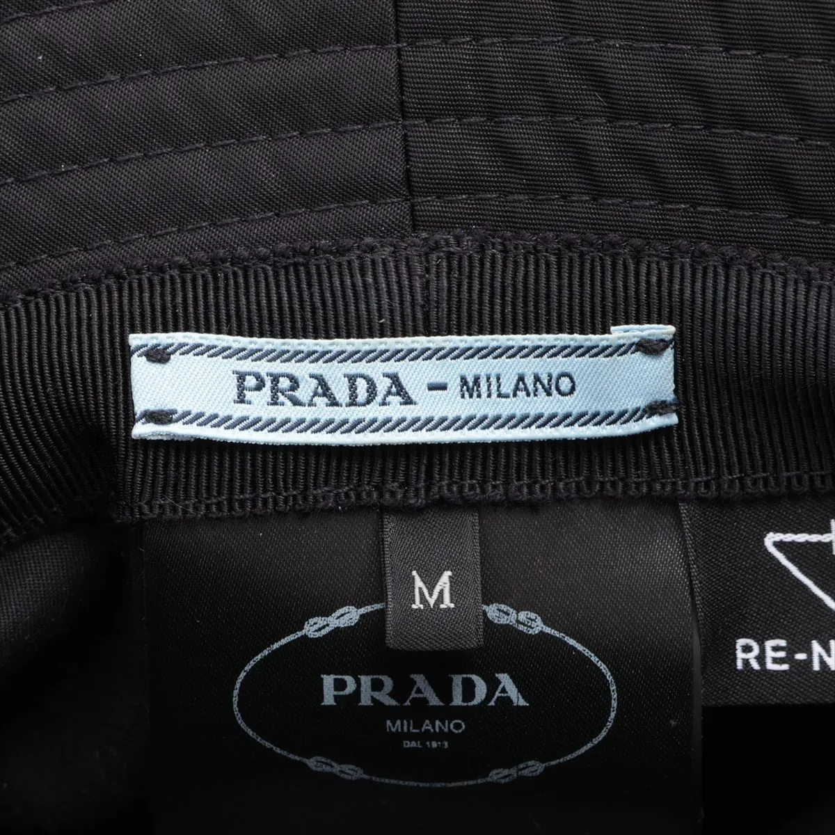 1HC137 Re Nylon bucket hat M polyamide black — view 5