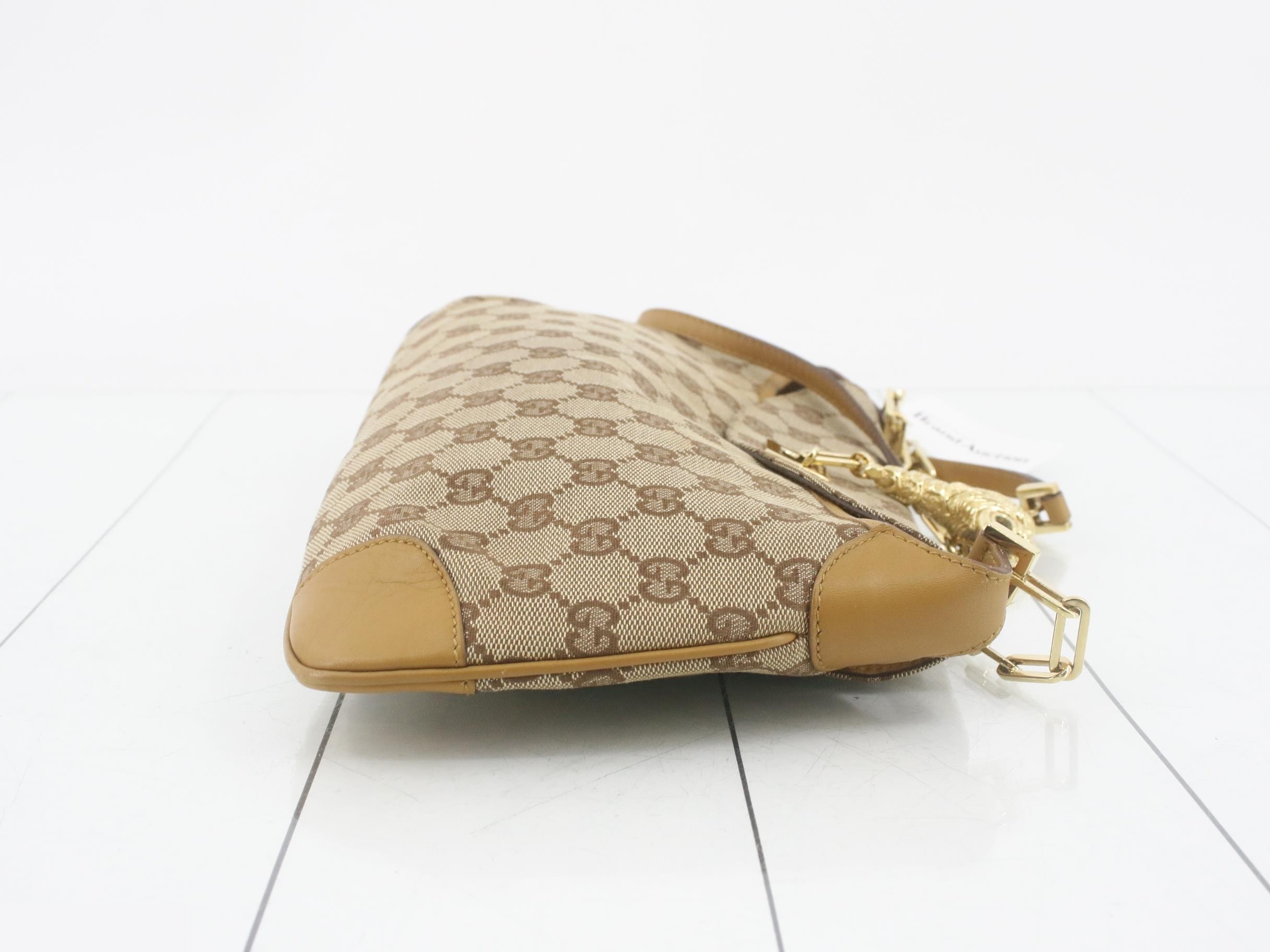 GG Canvas (Bag) - Shoulder Bag - Tiger Head - Chain — view 3