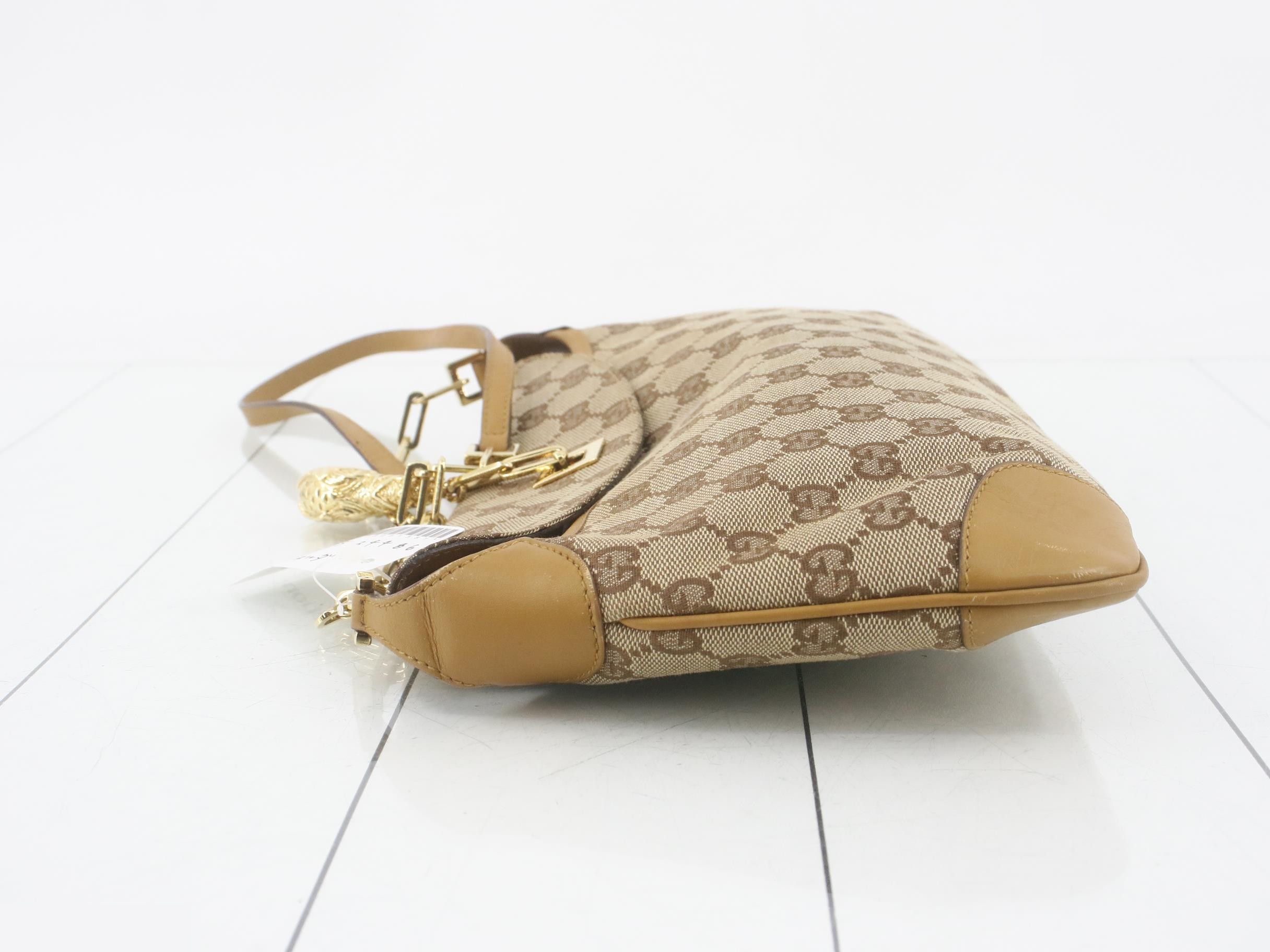 GG Canvas (Bag) - Shoulder Bag - Tiger Head - Chain — view 4