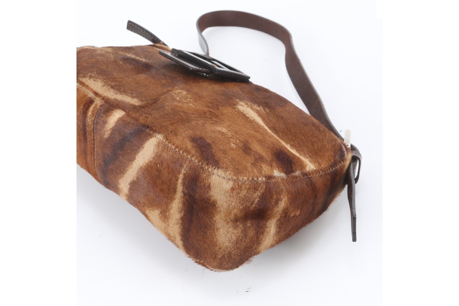 Mamma Baguette Bucket Calf Hair Leather Shoulder Bag — view 4