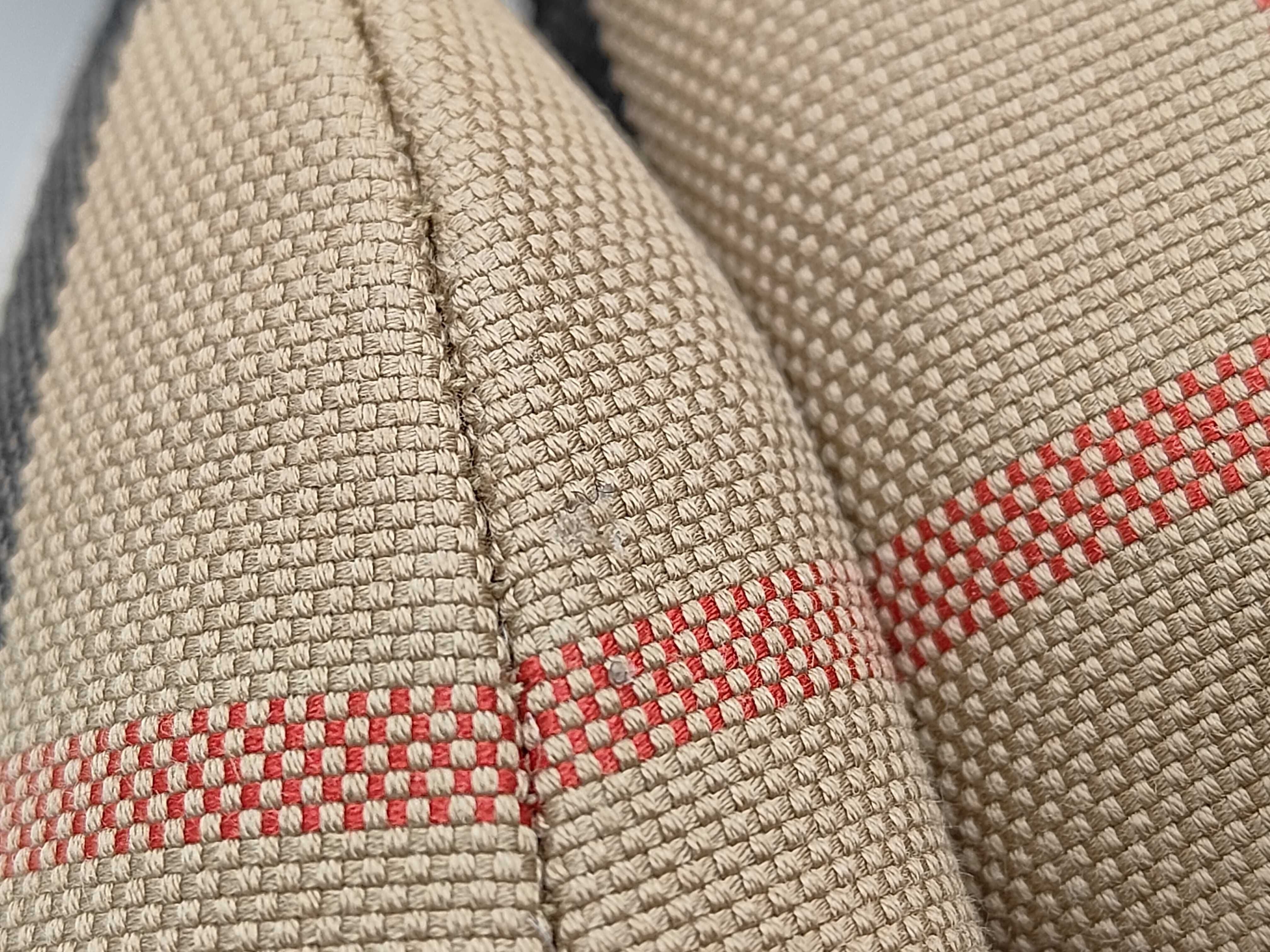 Canvas Backpack, Brown Check Bear Design — view 10