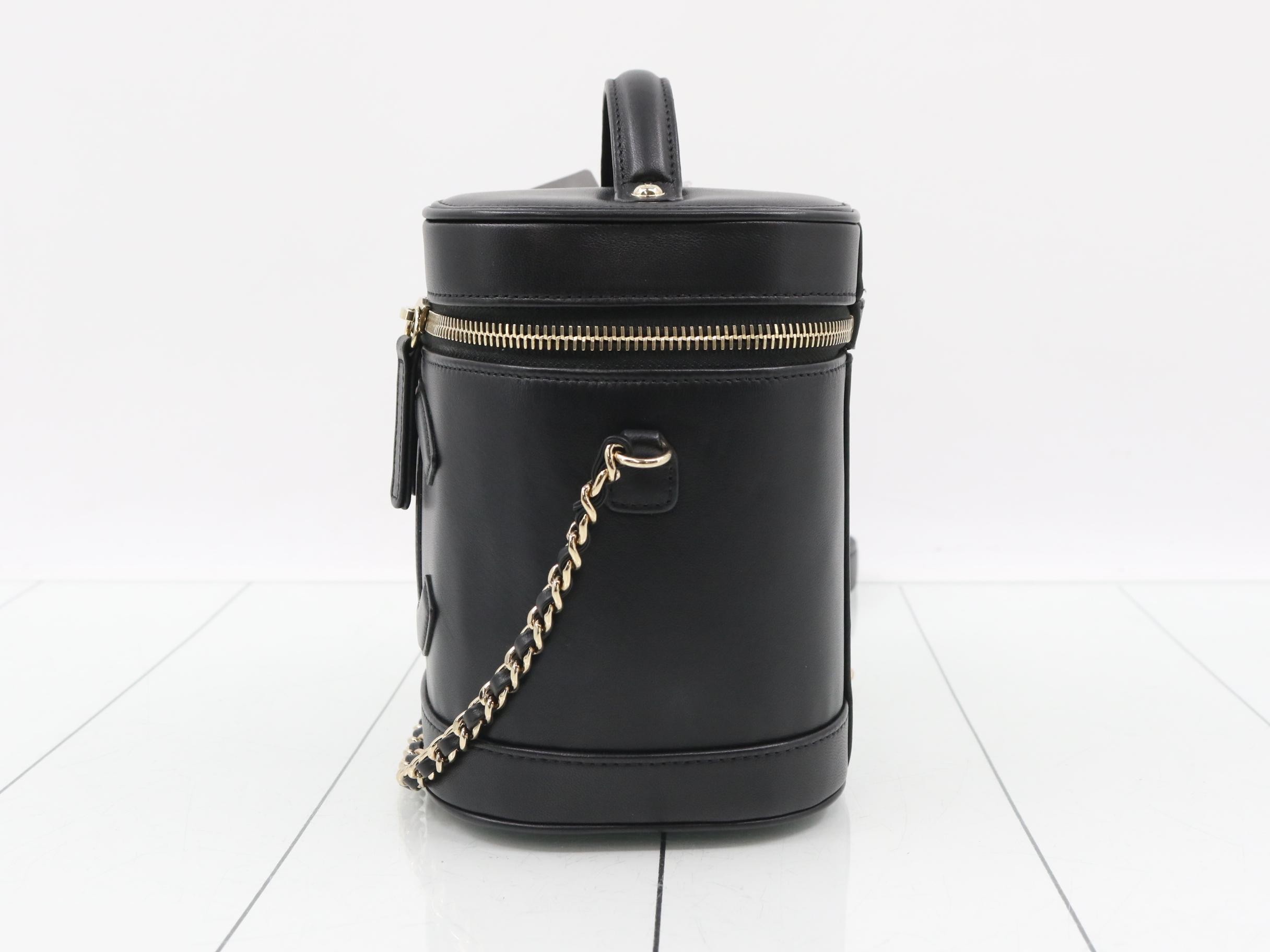 Coco Mark Lambskin Vanity Bag — view 3