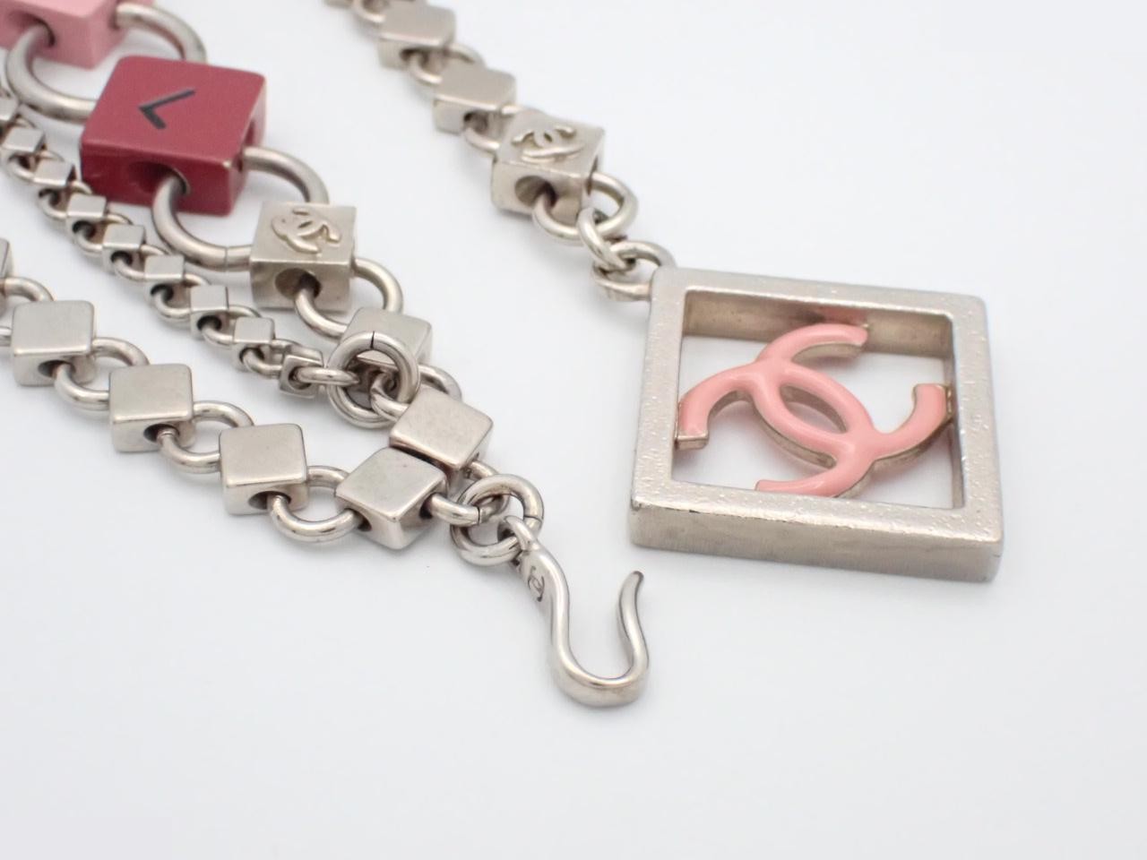 Coco Mark Cube Chain (approx. 93cm) — view 3